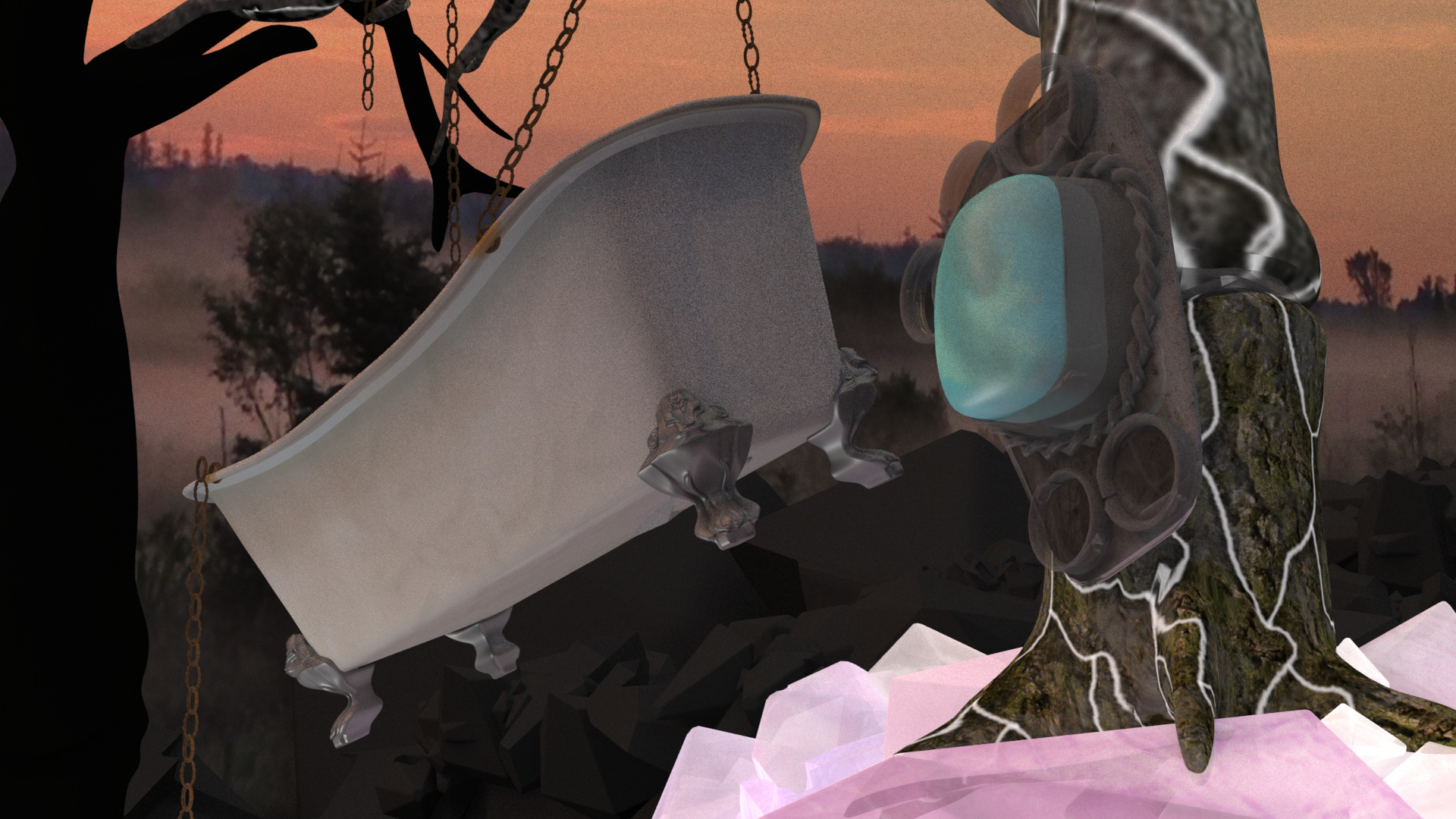 Amethyst Dreams: 3D Model and Texture in Maya