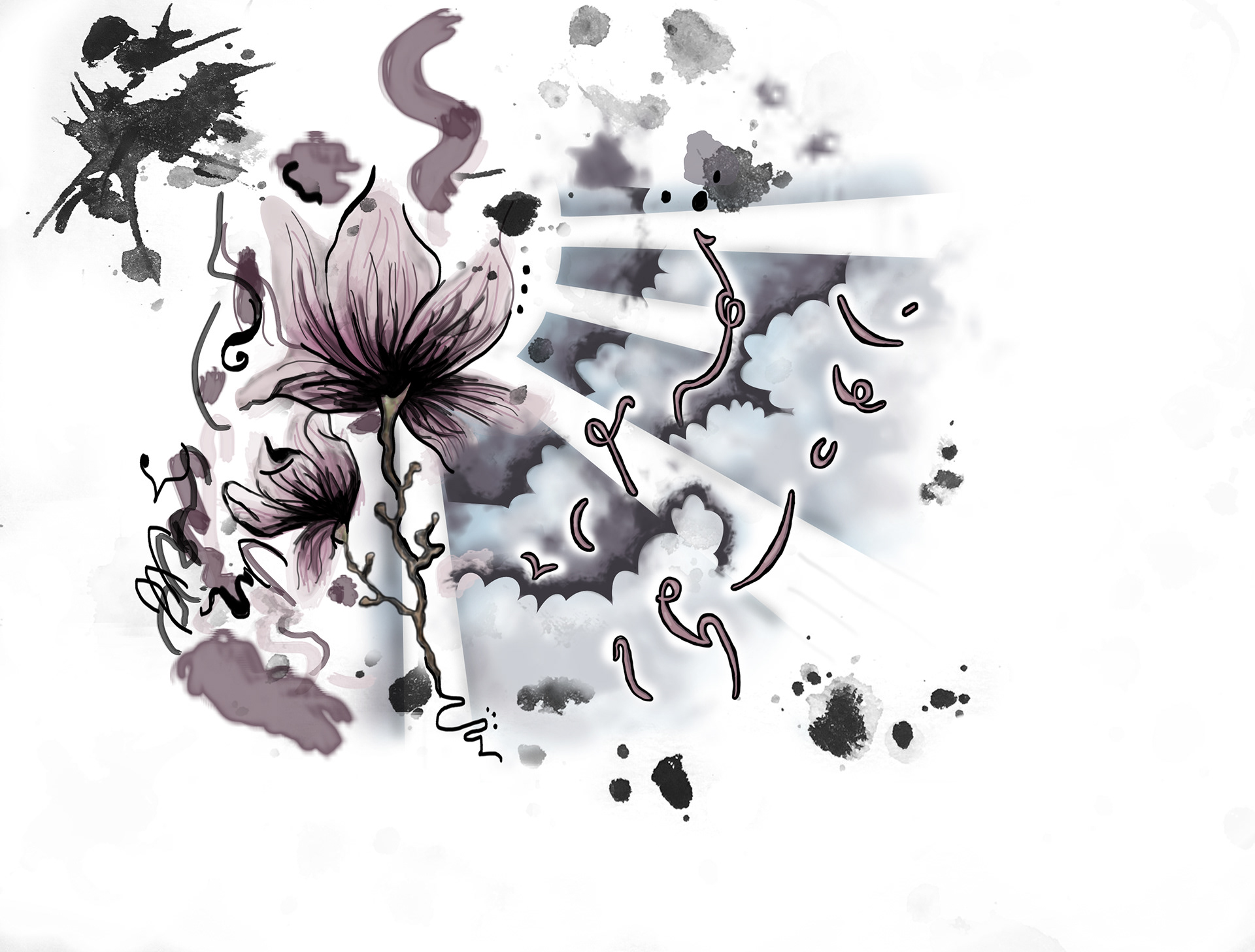 Tattoo Design. Digital Illustration.