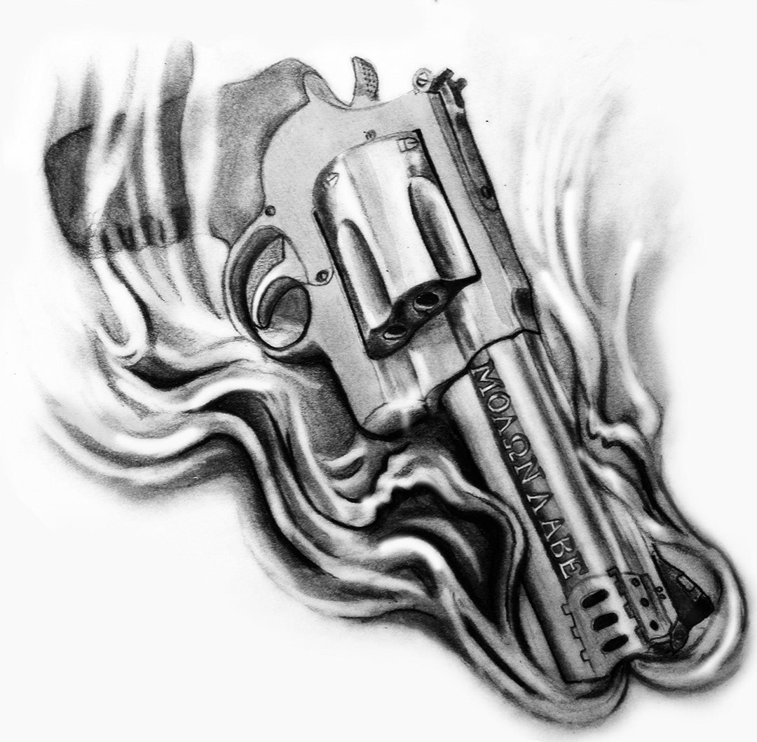 Tattoo Design. Pencil on Paper.
