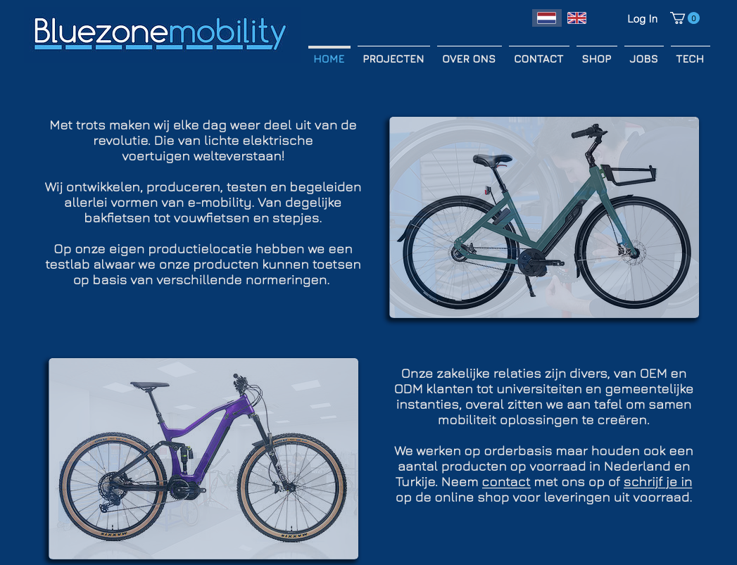 Bluezone mobility, produktstudio en advies