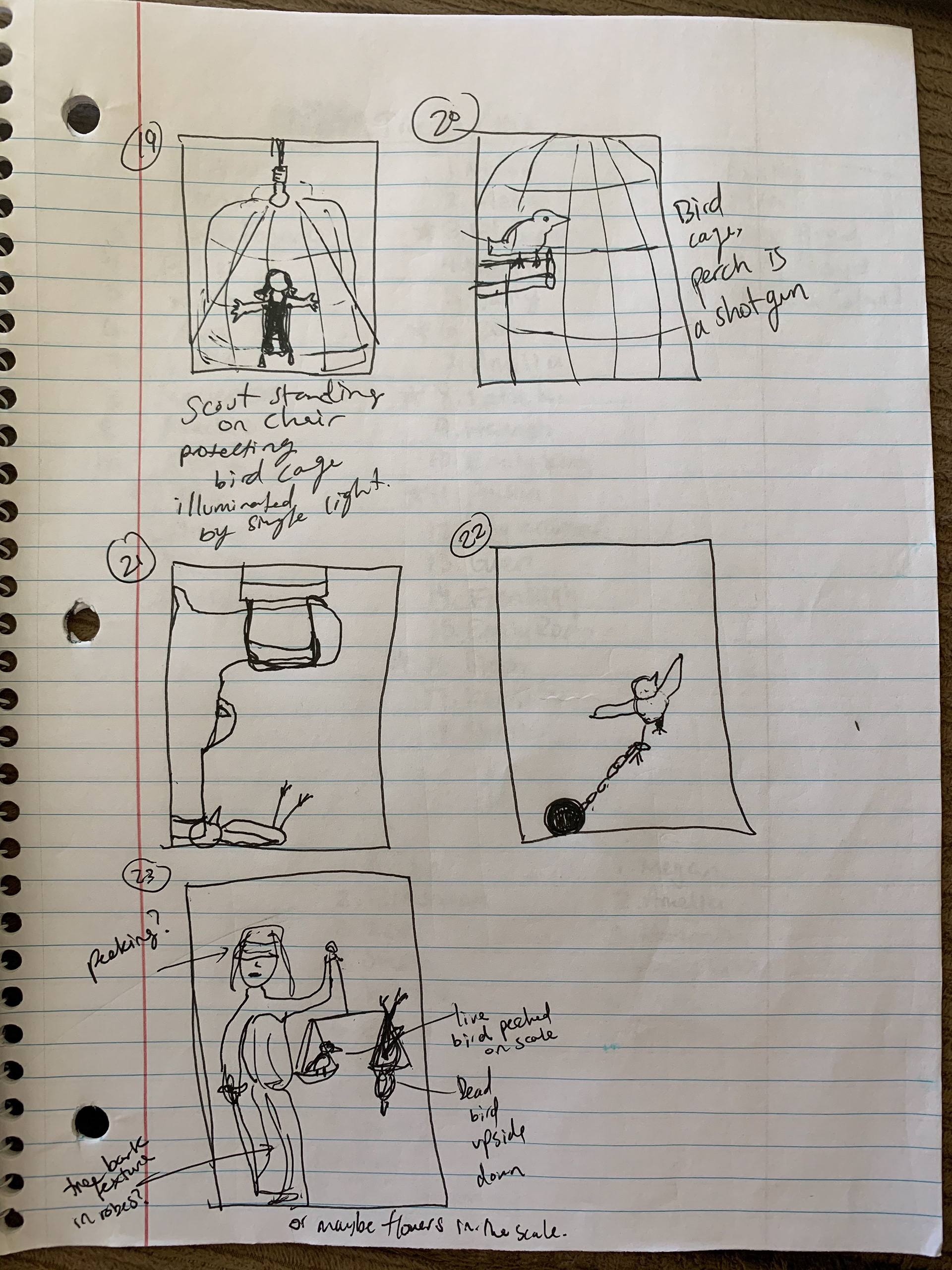 Initial sketches