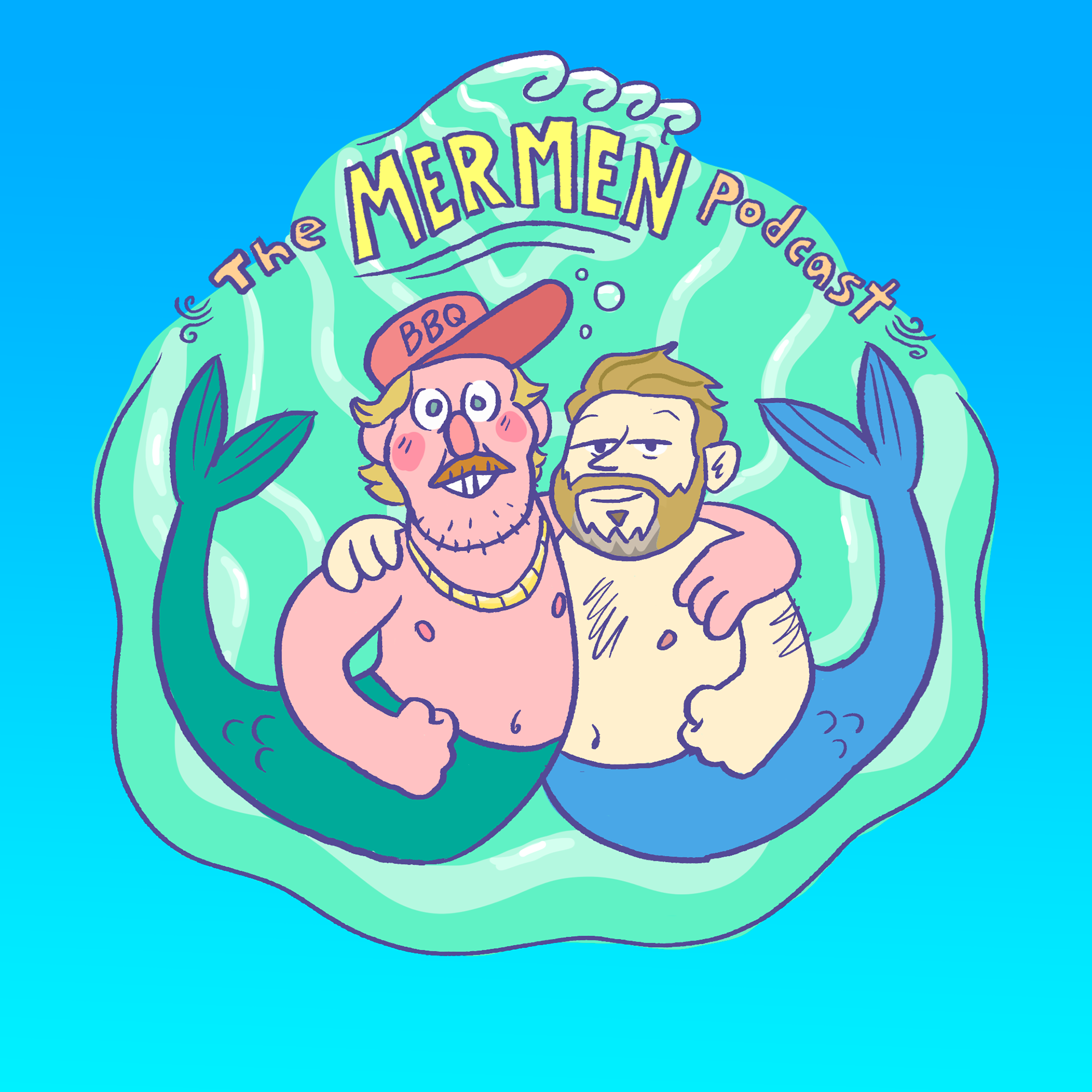 Existing Mermen Podcast Logo