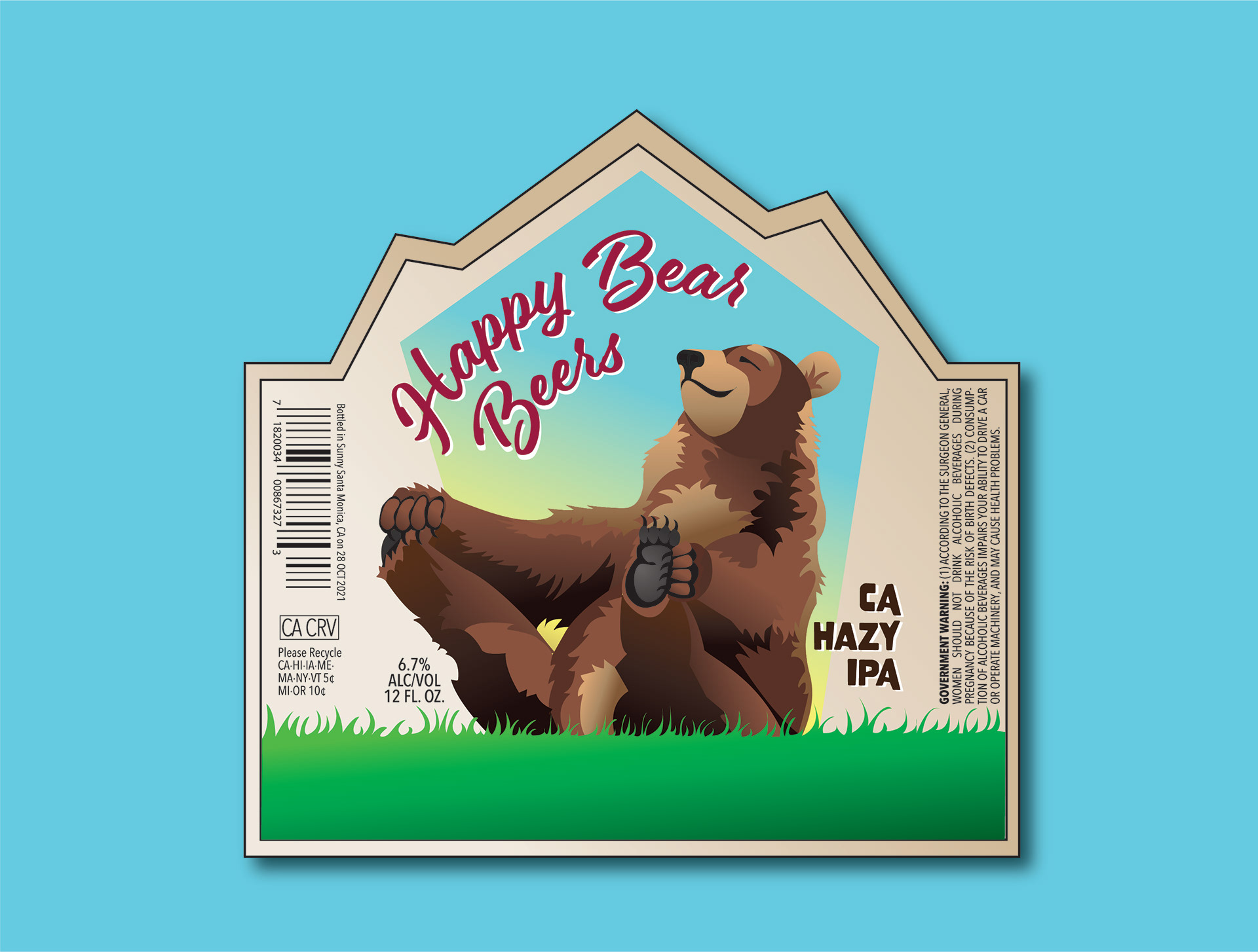 Front label
