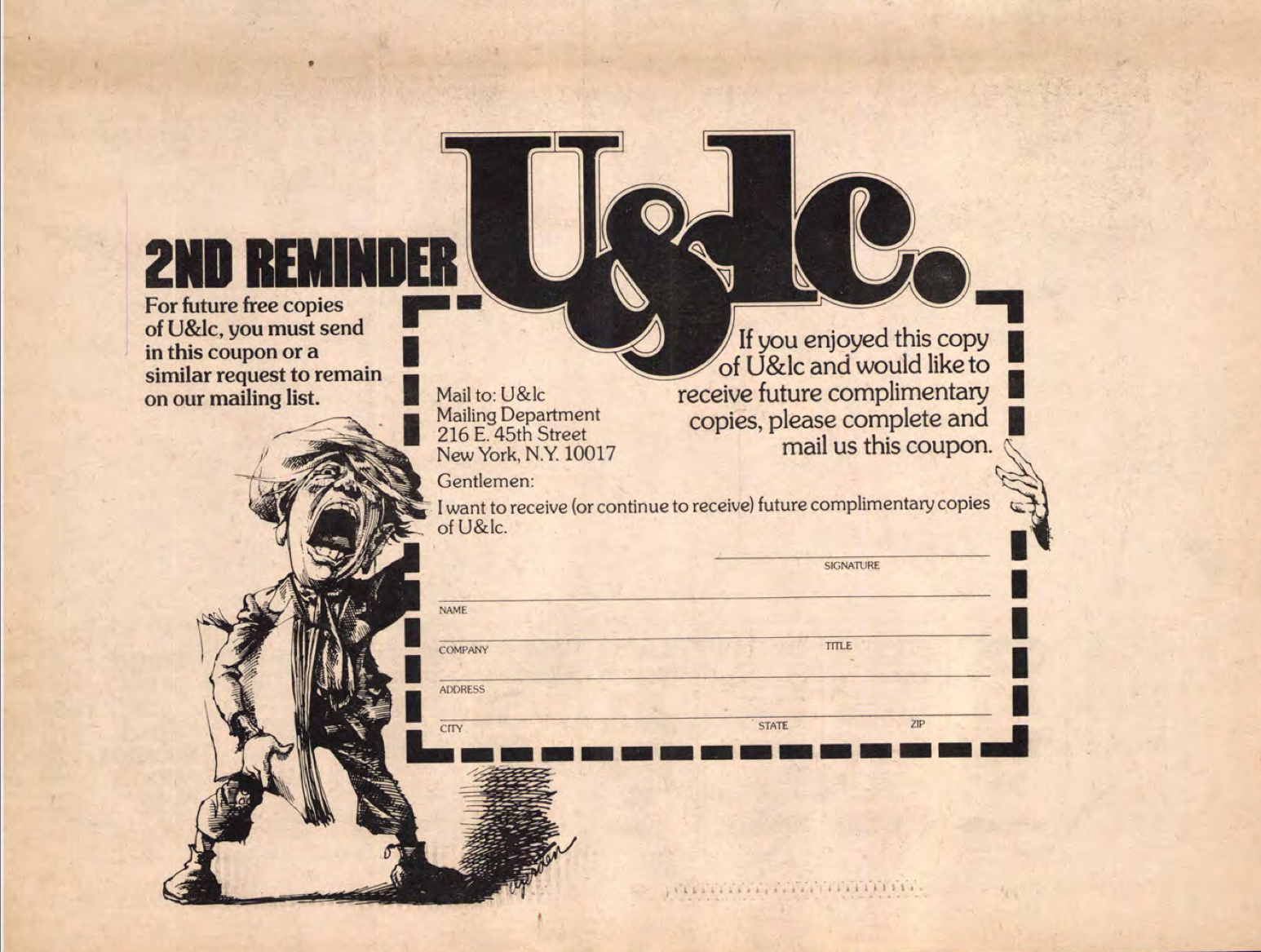 U&LC renewal ad