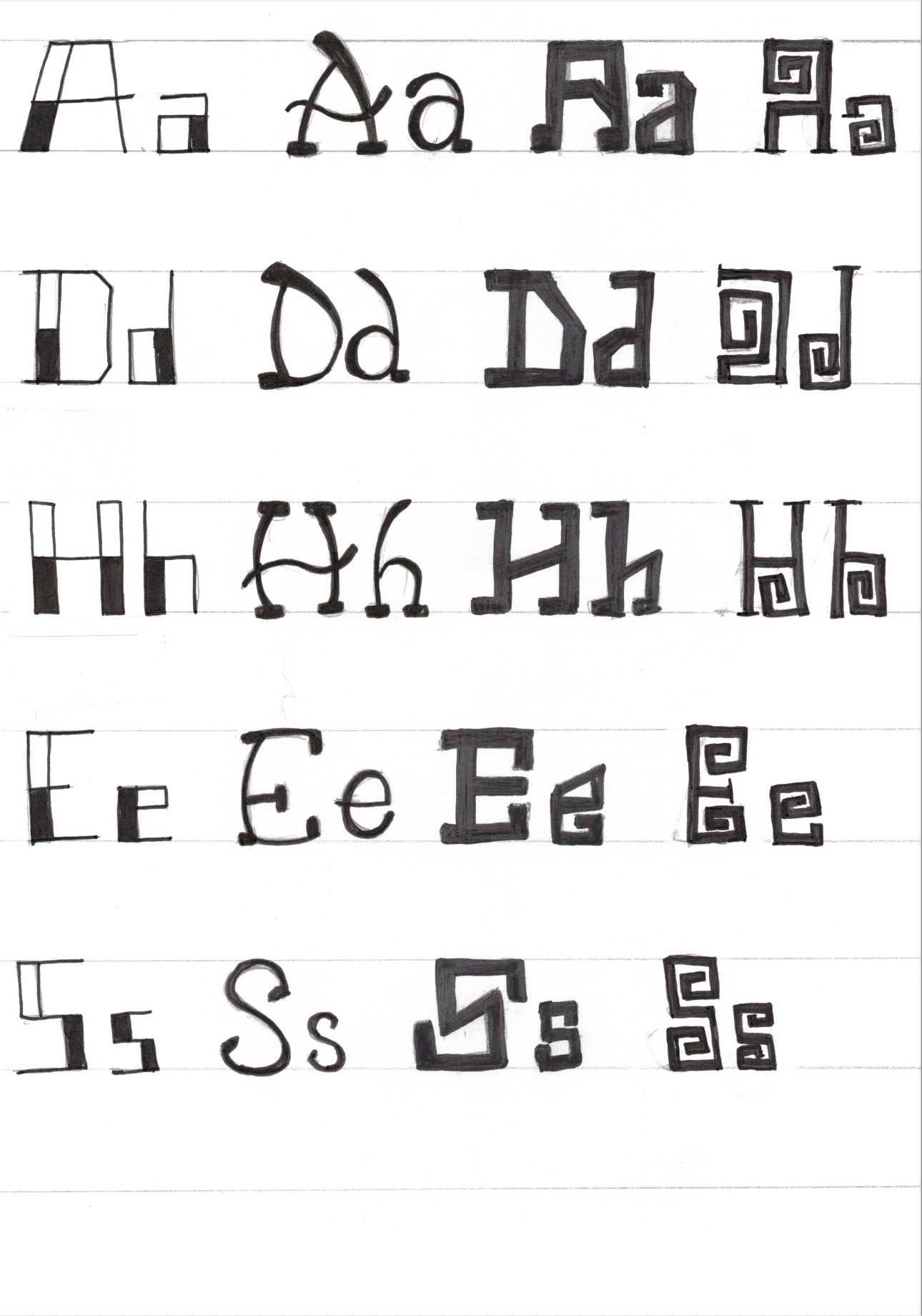 Secondary sketches