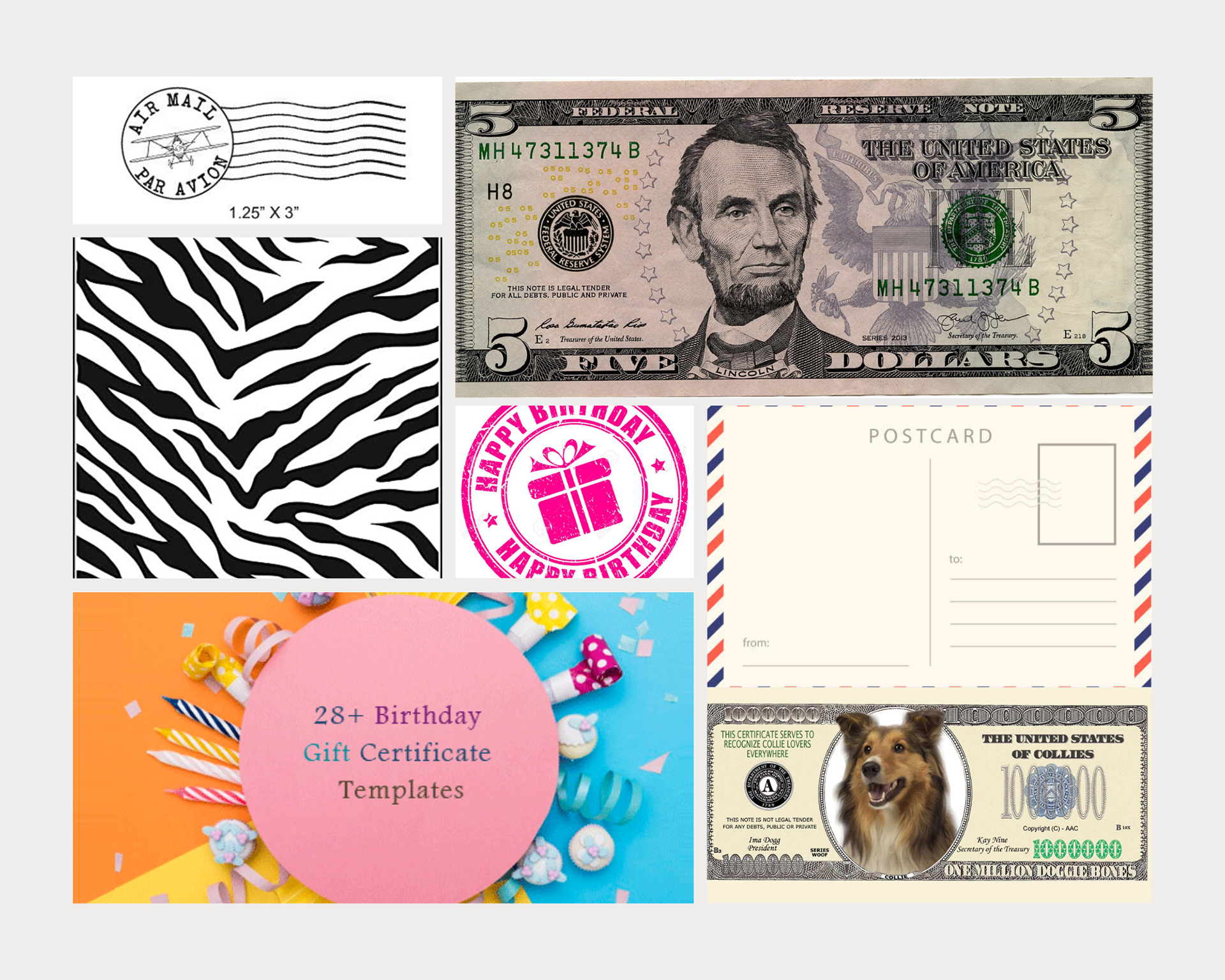 Mailer mood board