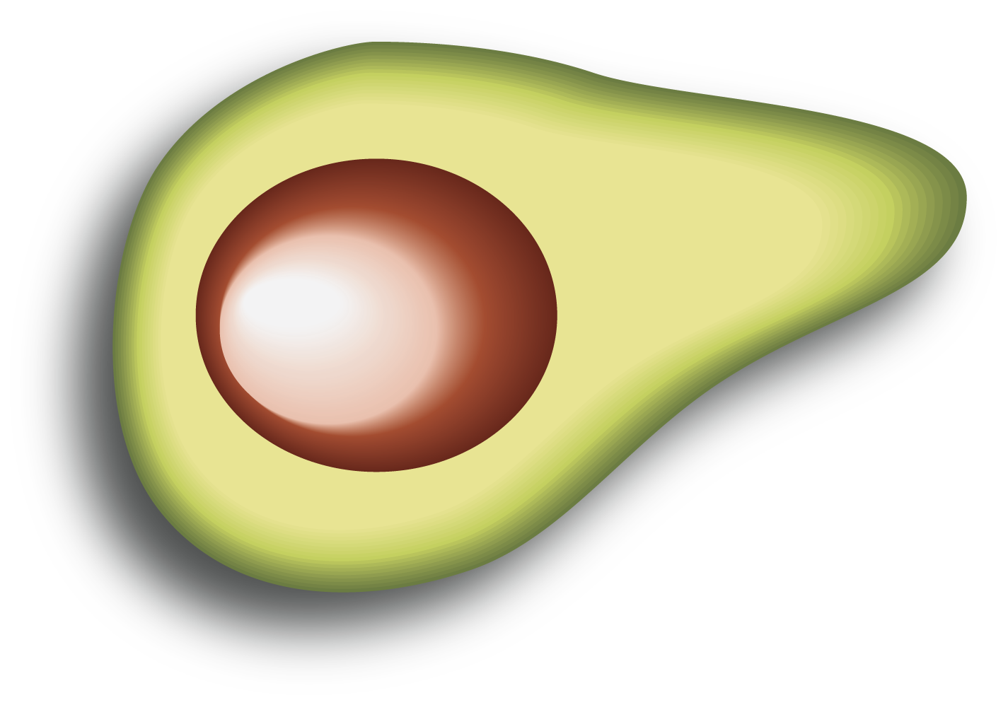 Avocado illustration by Jodi Feigenbaum