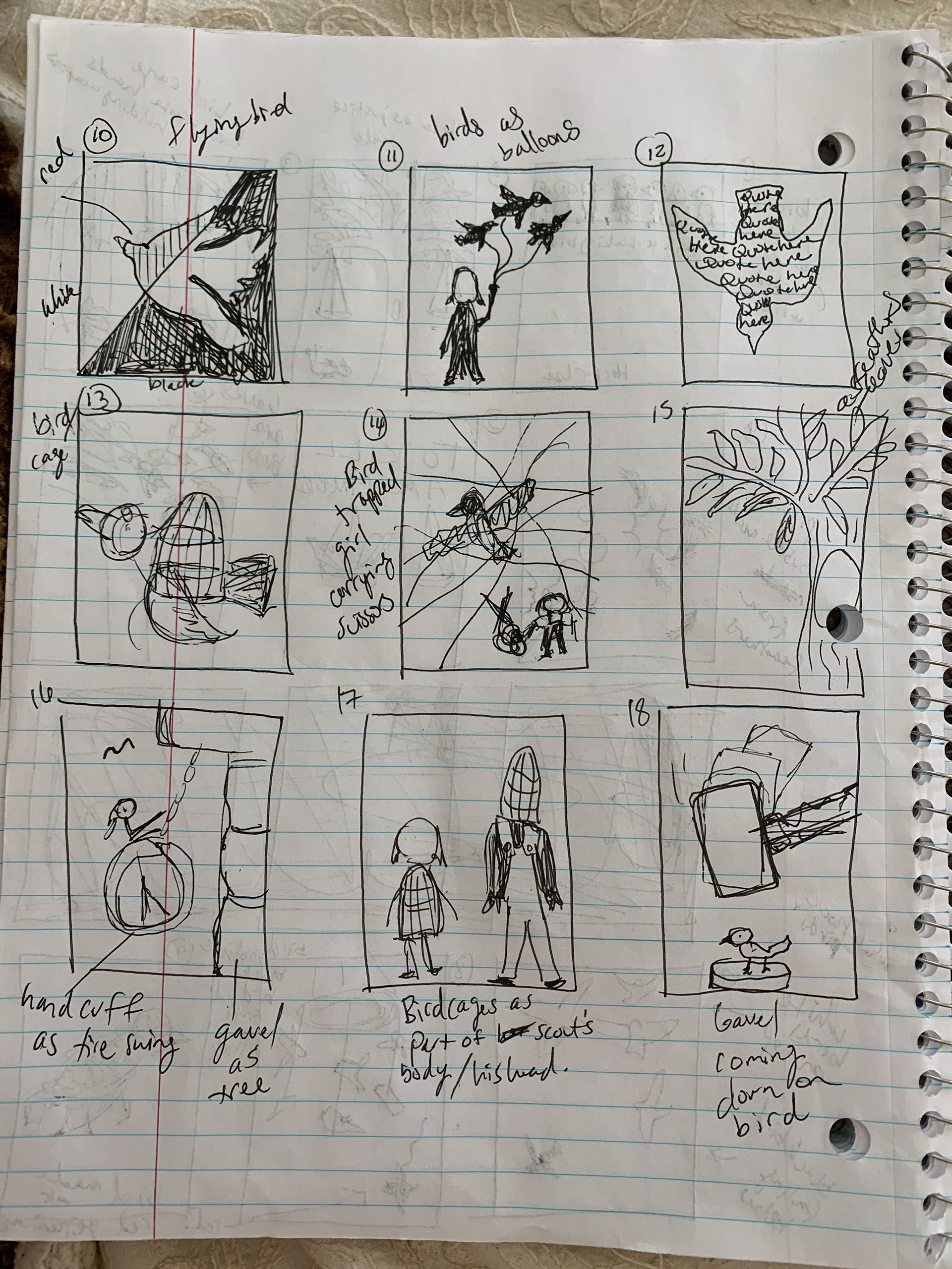 Initial sketches