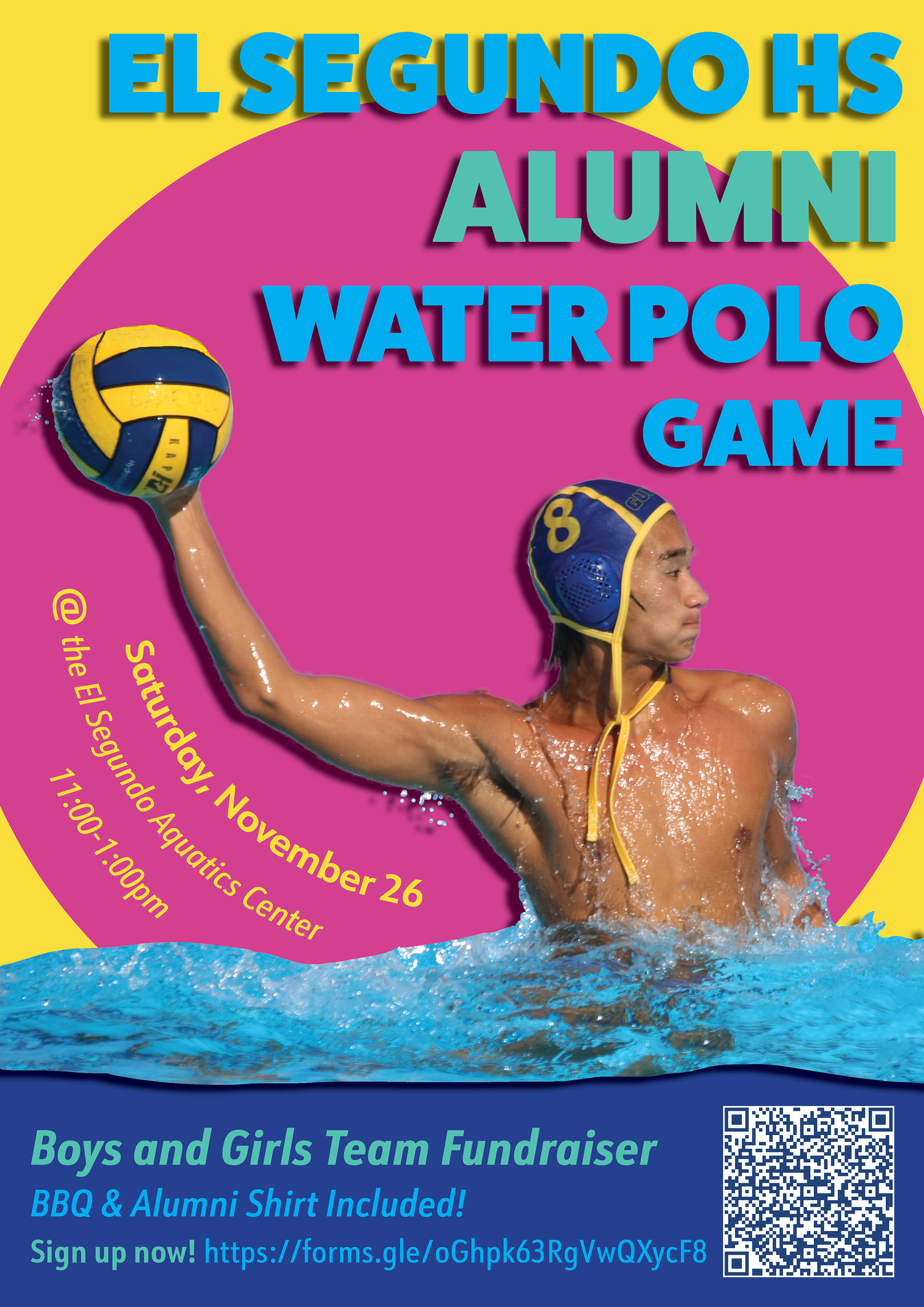 2022 Alumni Game Poster (InDesign + Photoshop)