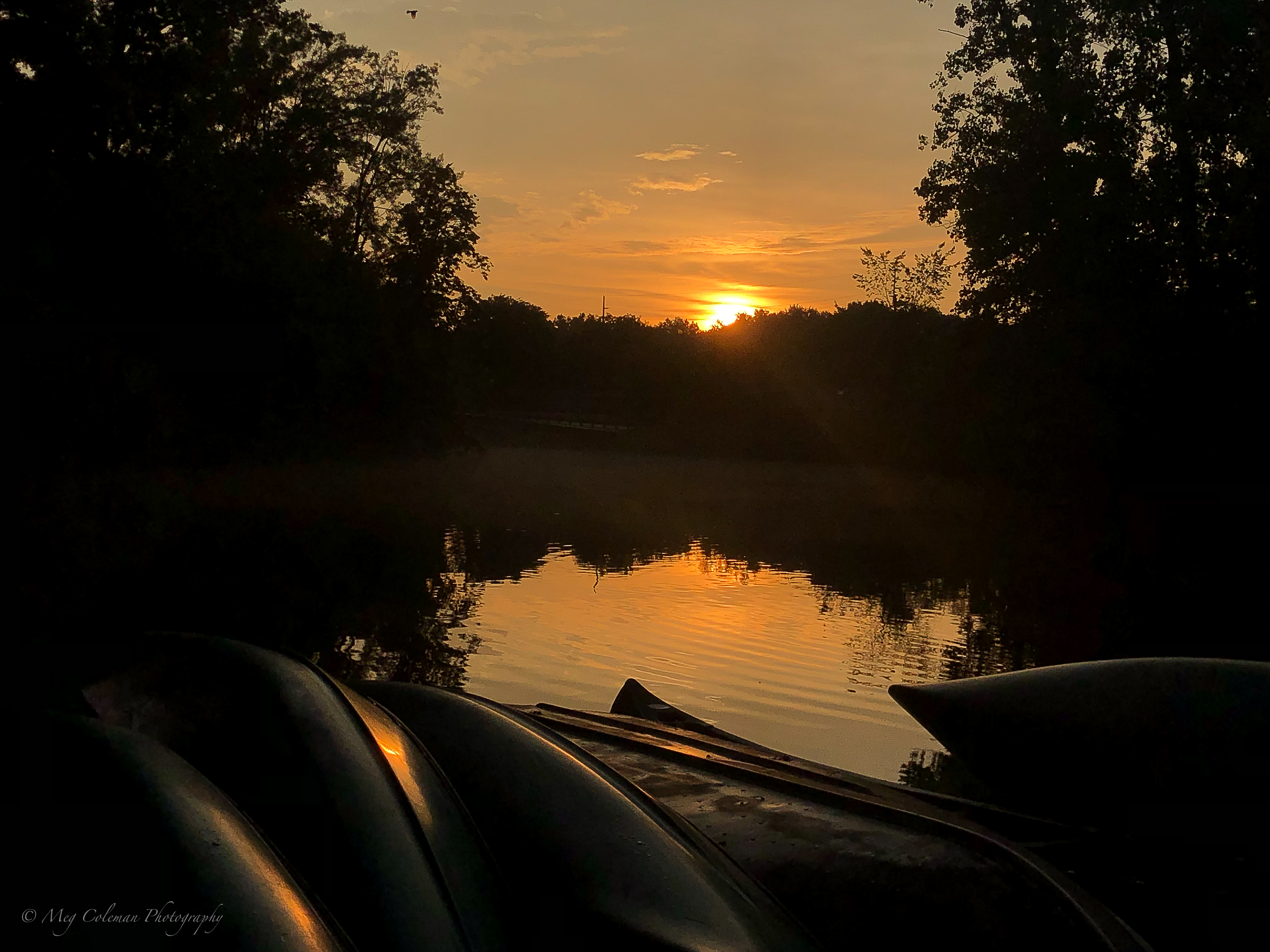 Sunset at Greenfield Village, Dearborn, Michigan.