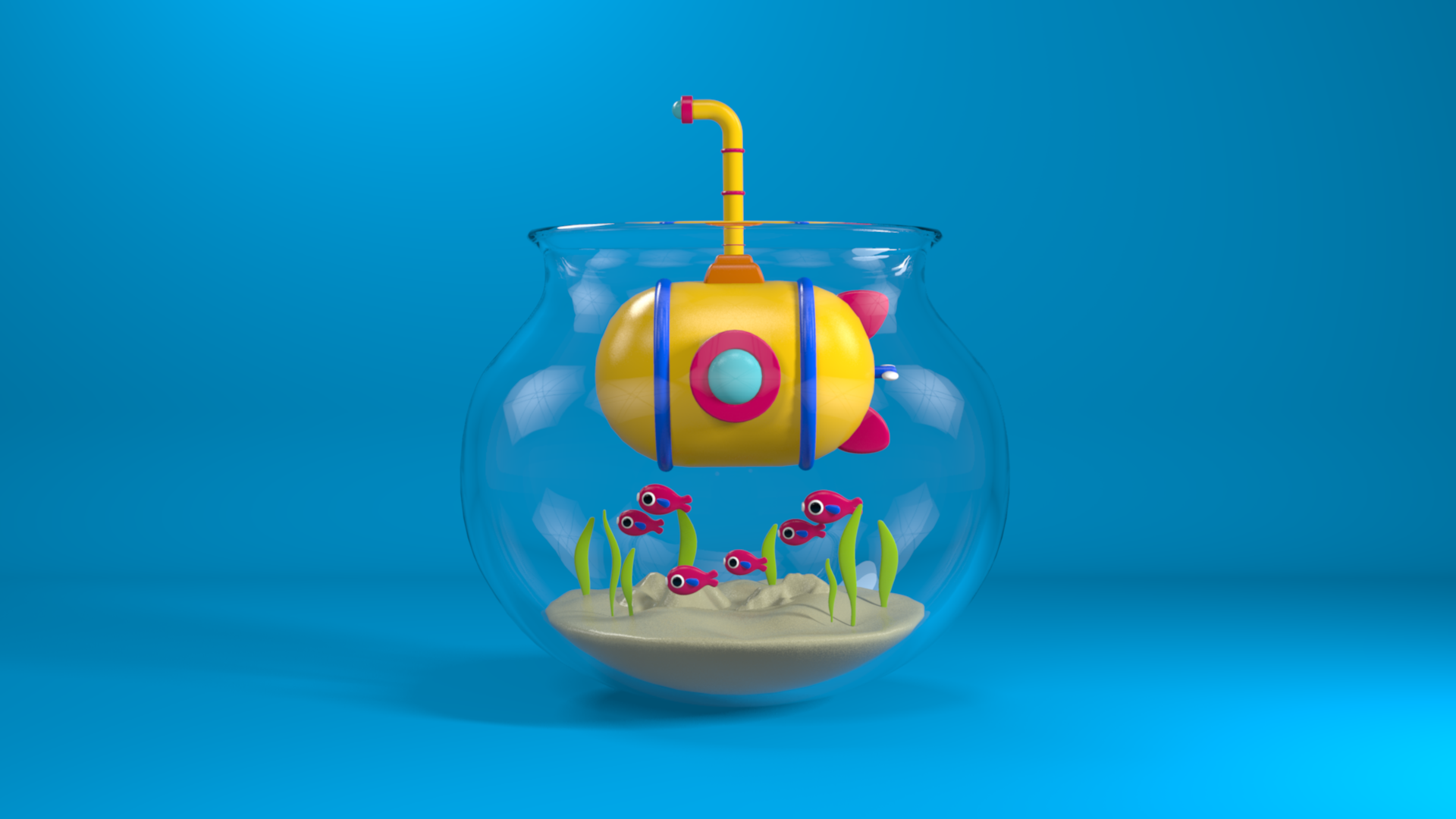 3D FISH TANK