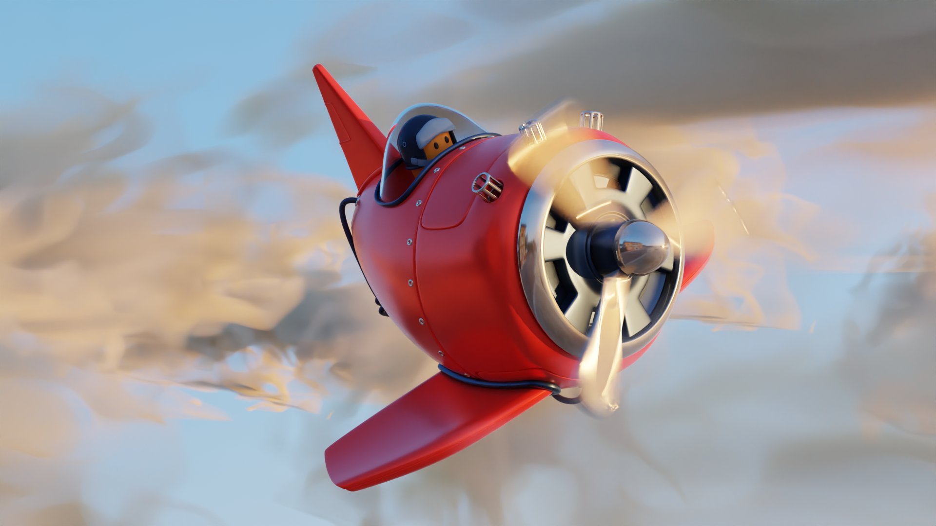 3D AEROPLANE STABILIZING