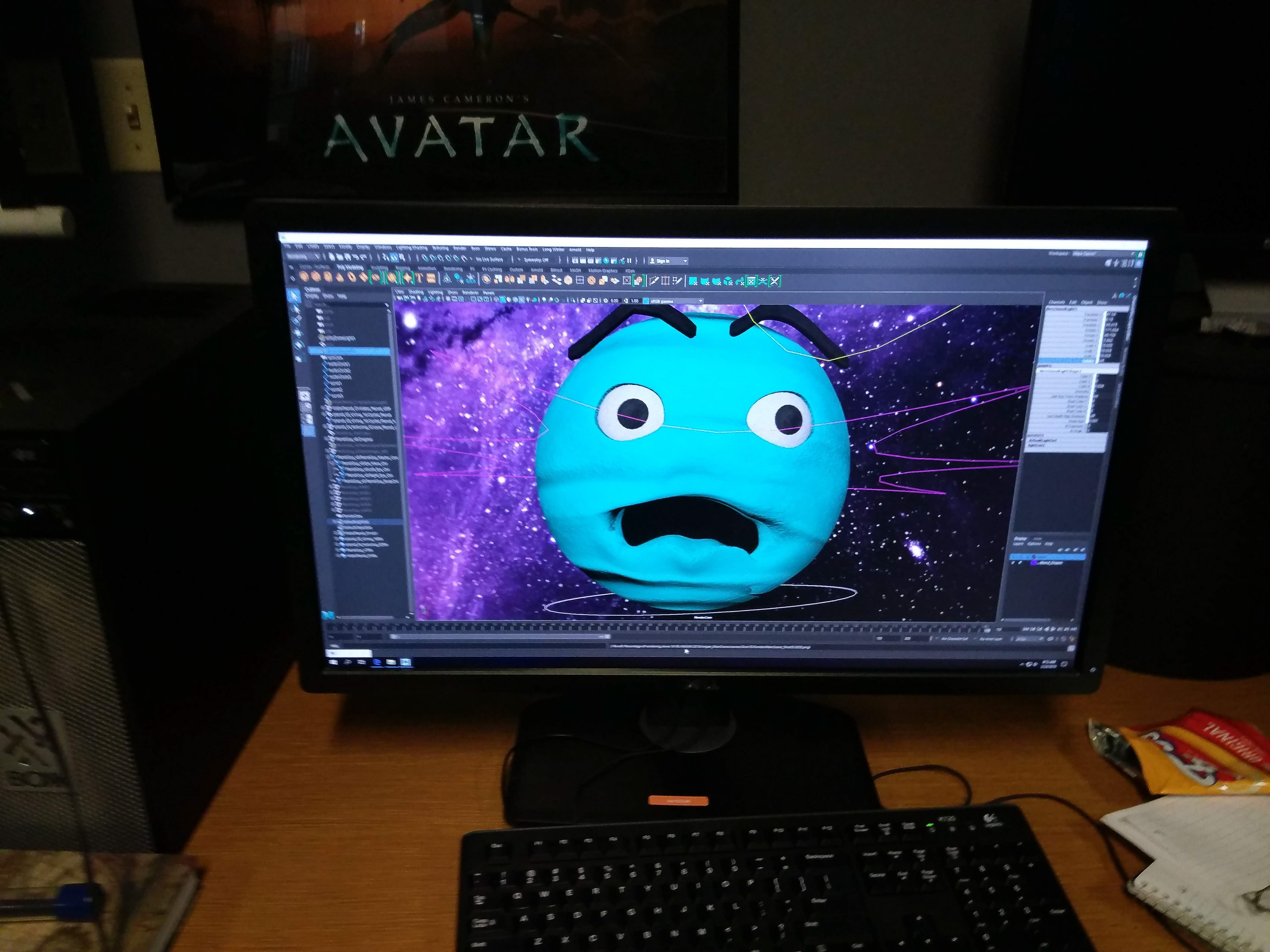 Planet facial animation