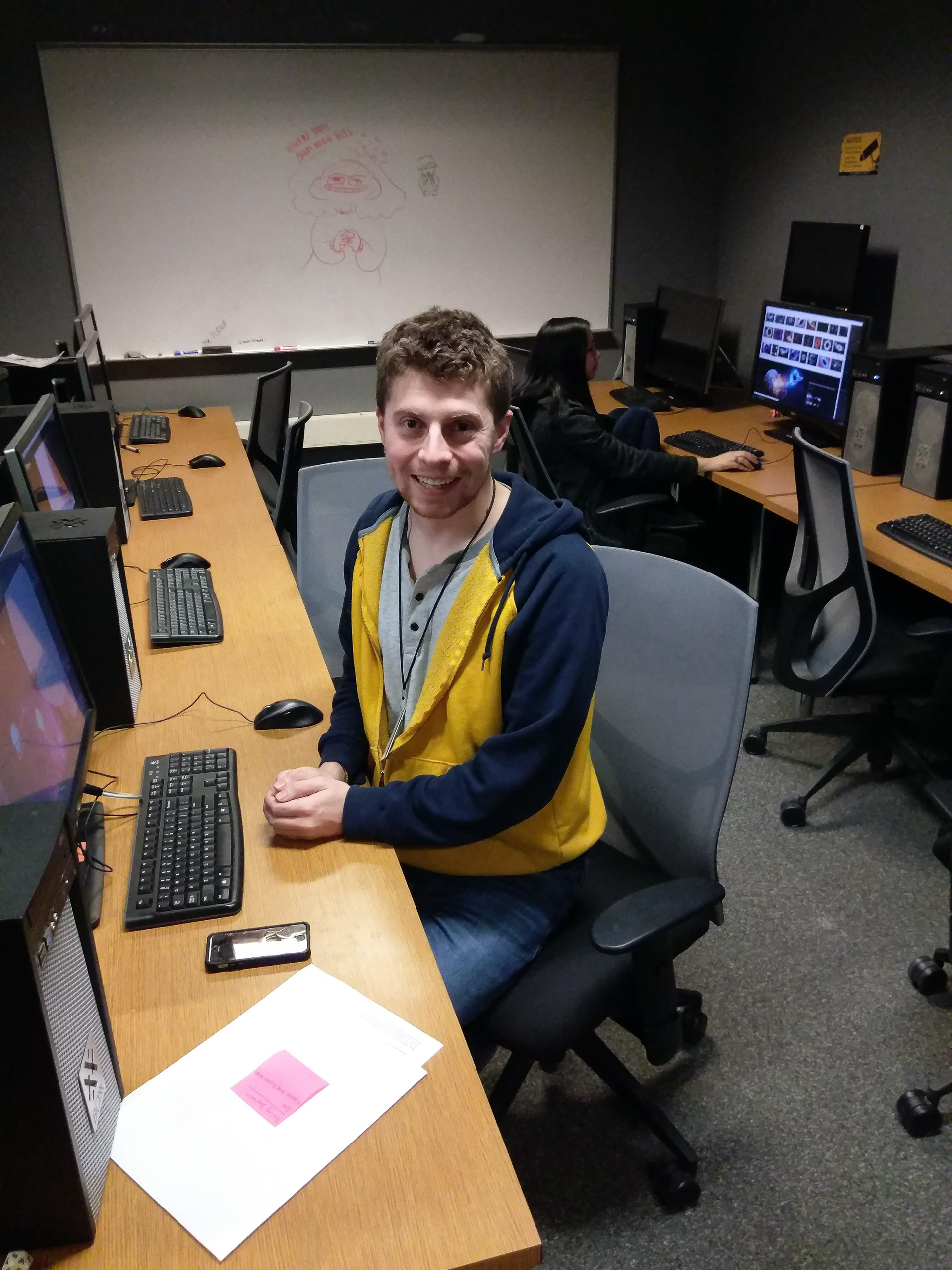 Happy to be animating