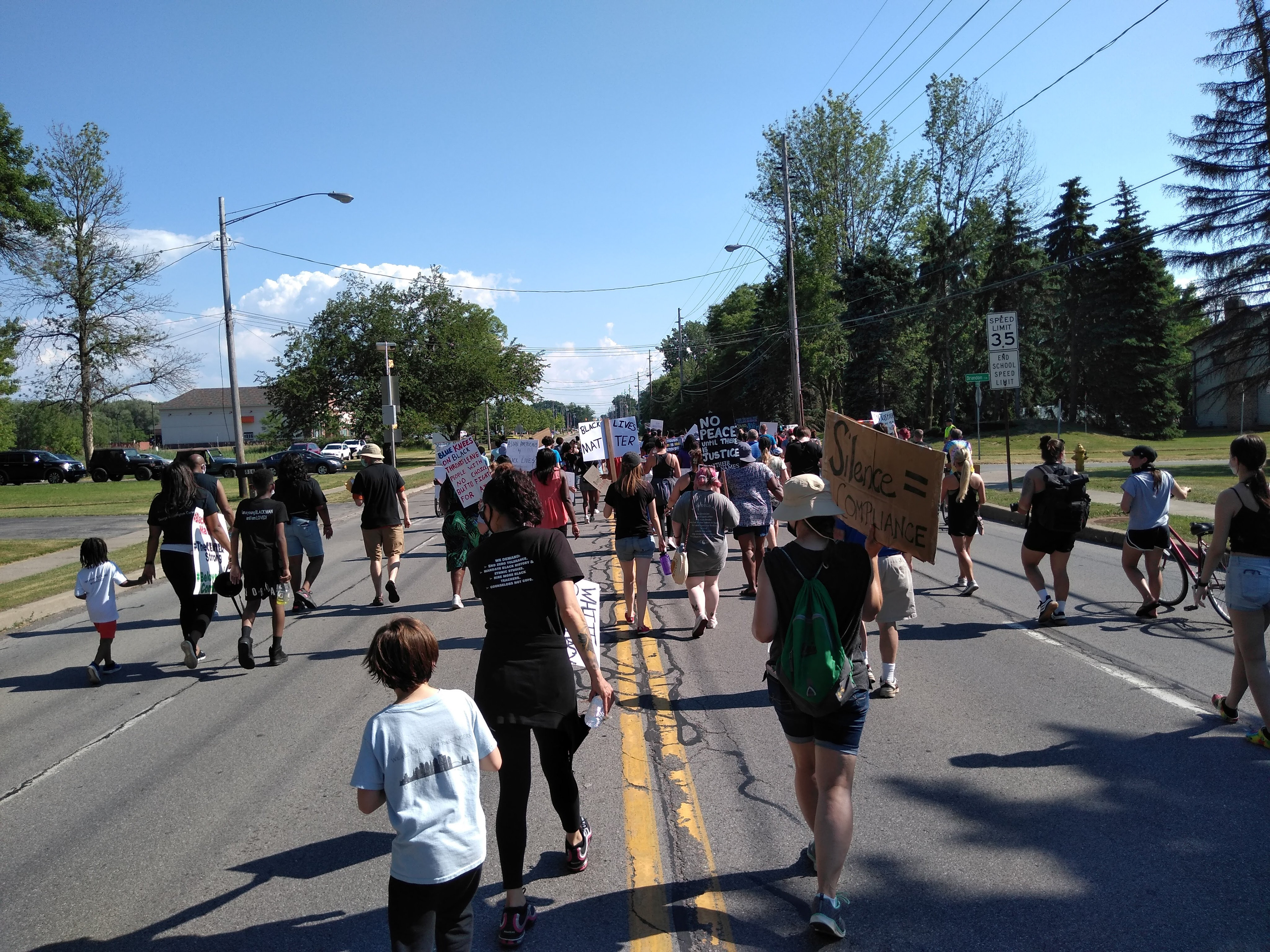Marching after George Floyd