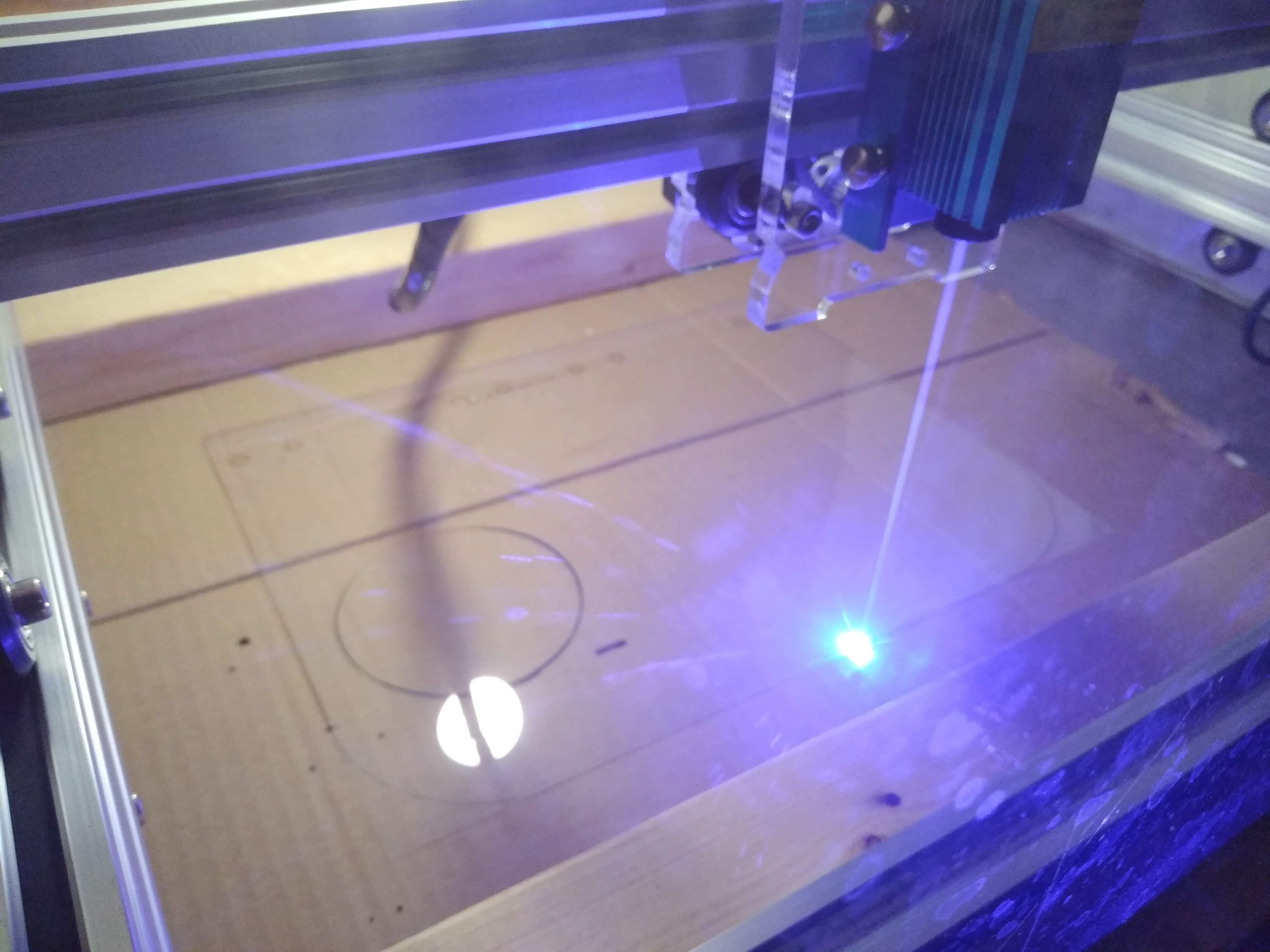 Laser cutting shield