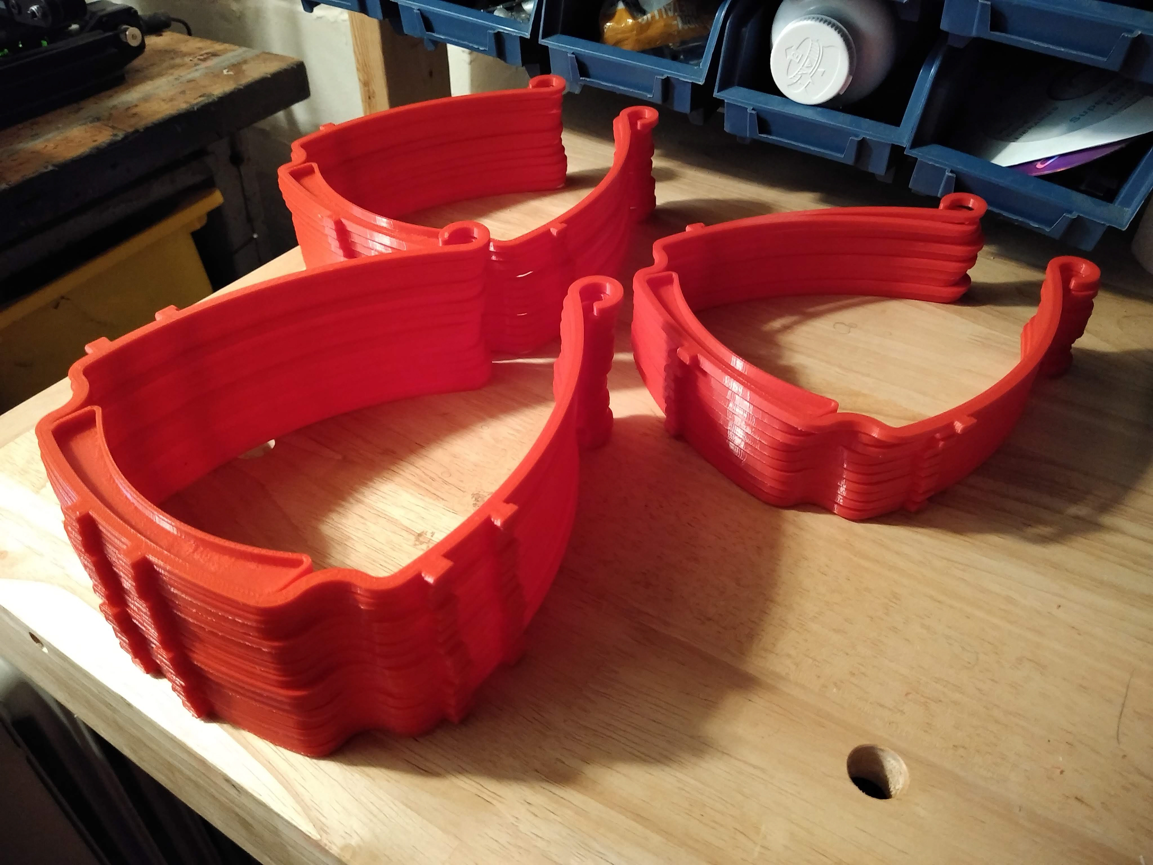 Printed in a stack