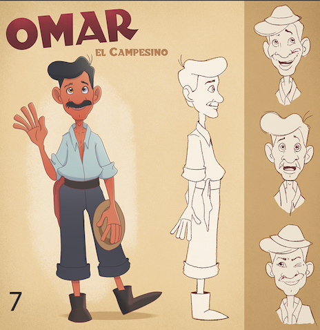 Omar has his model completed. Just working on making the rig.
