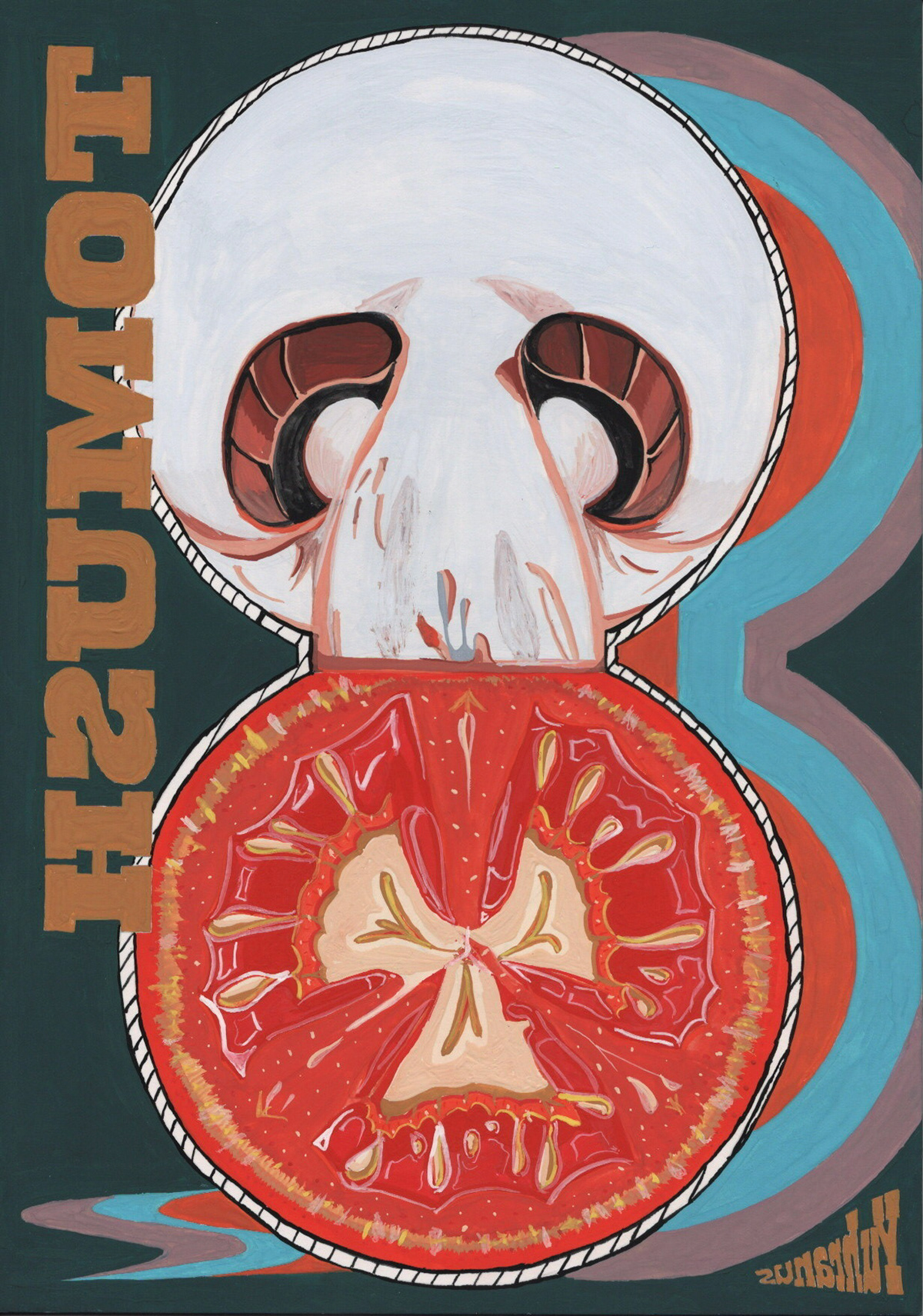 Tomush!! / Poster color / 210×297mm / Created: 7.26.2022