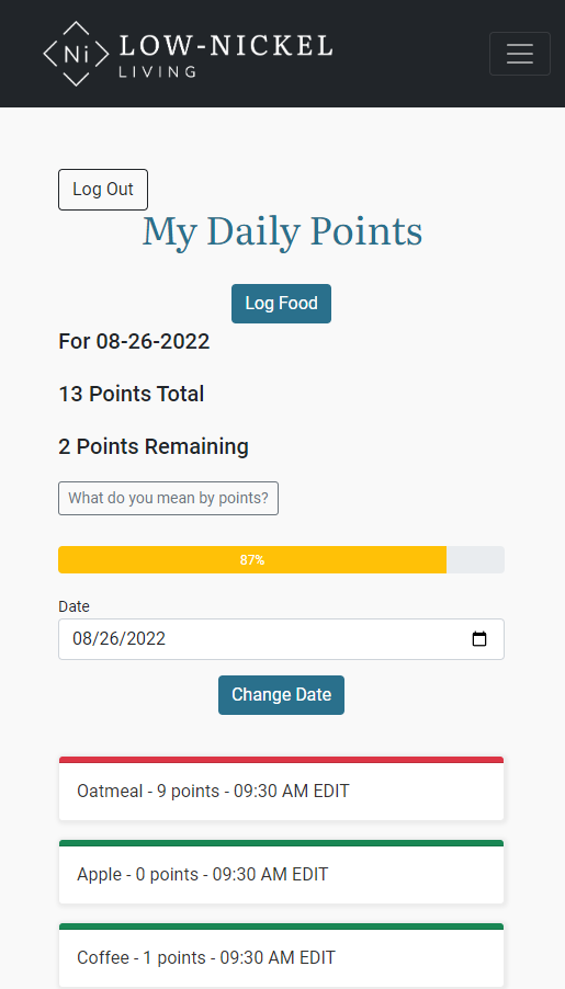 The progress bar turns yellow to warn the user.