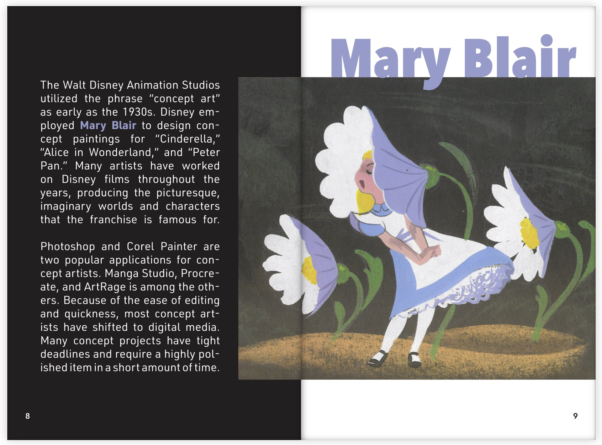 This book was made for a university project to educate those confused about what concept art is, and its importance.