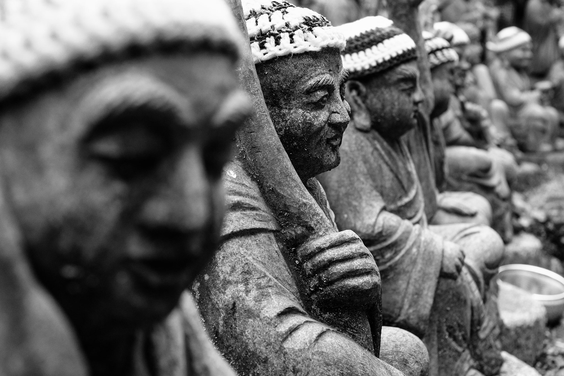 Stautues Jizô - Miyajima