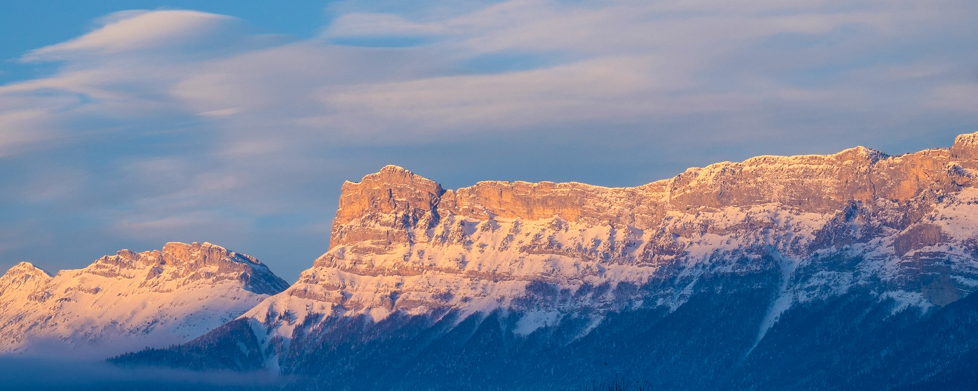 Le Vercors vu depuis Grand Place