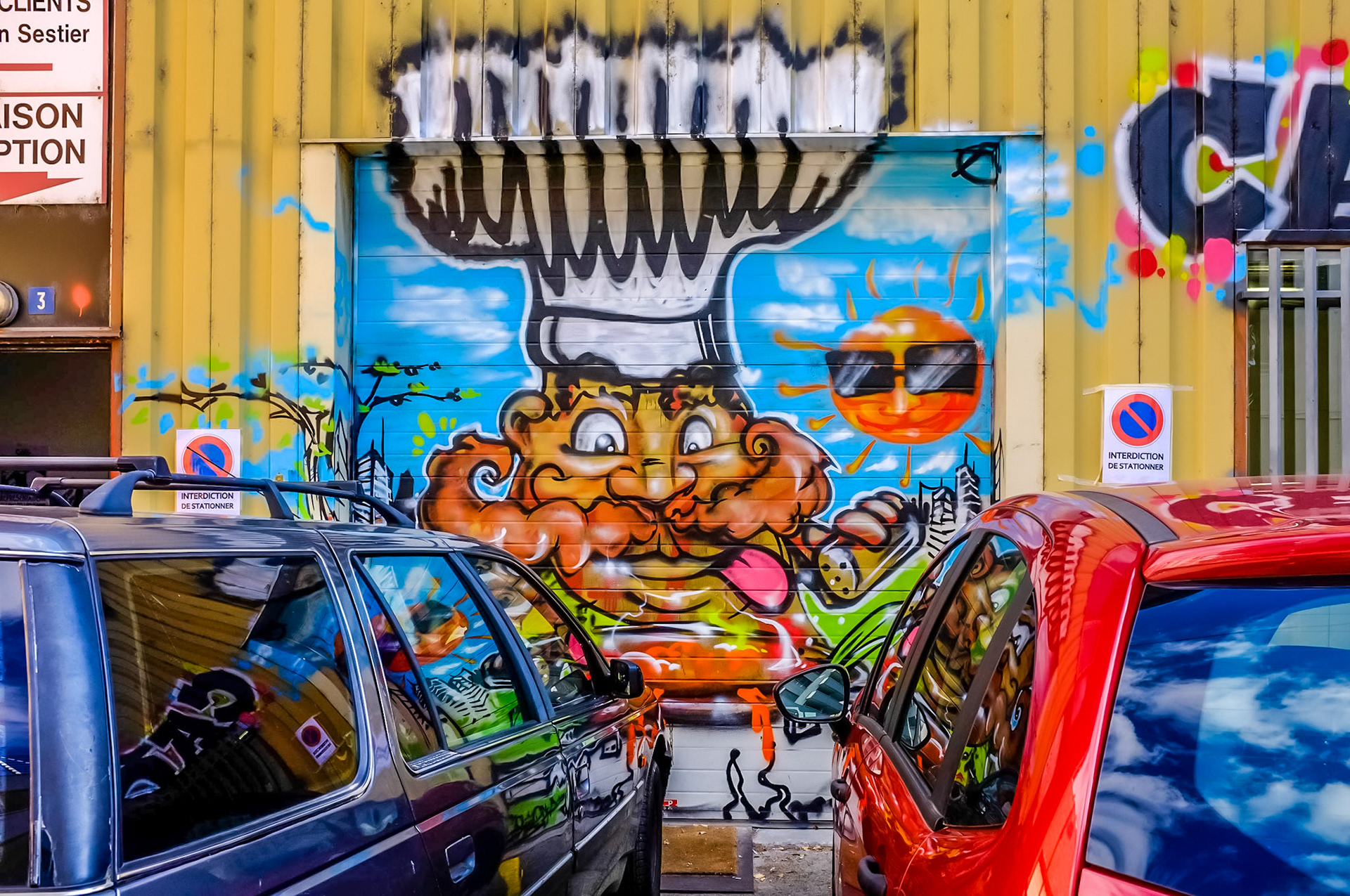 Tag au quartier Bouchayer-Viallet