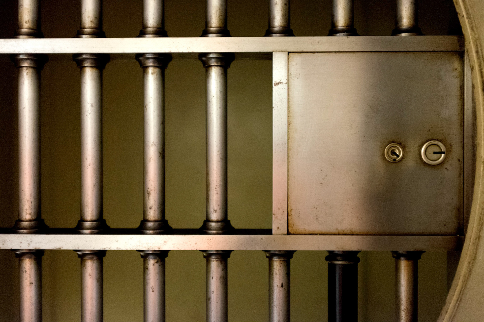 Grille de coffre-fort - Ancienne sucursale de la Banque du Japon (Hiroshima)