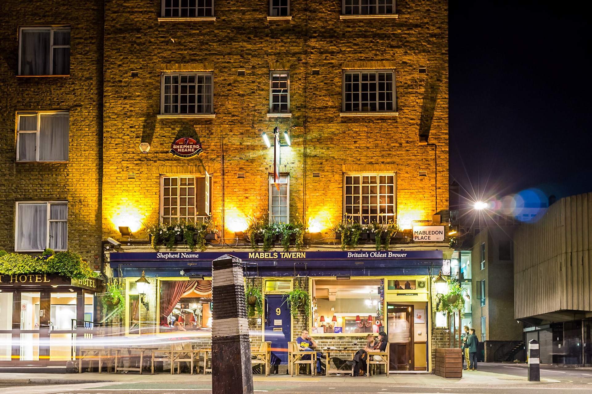 London Pub by Night