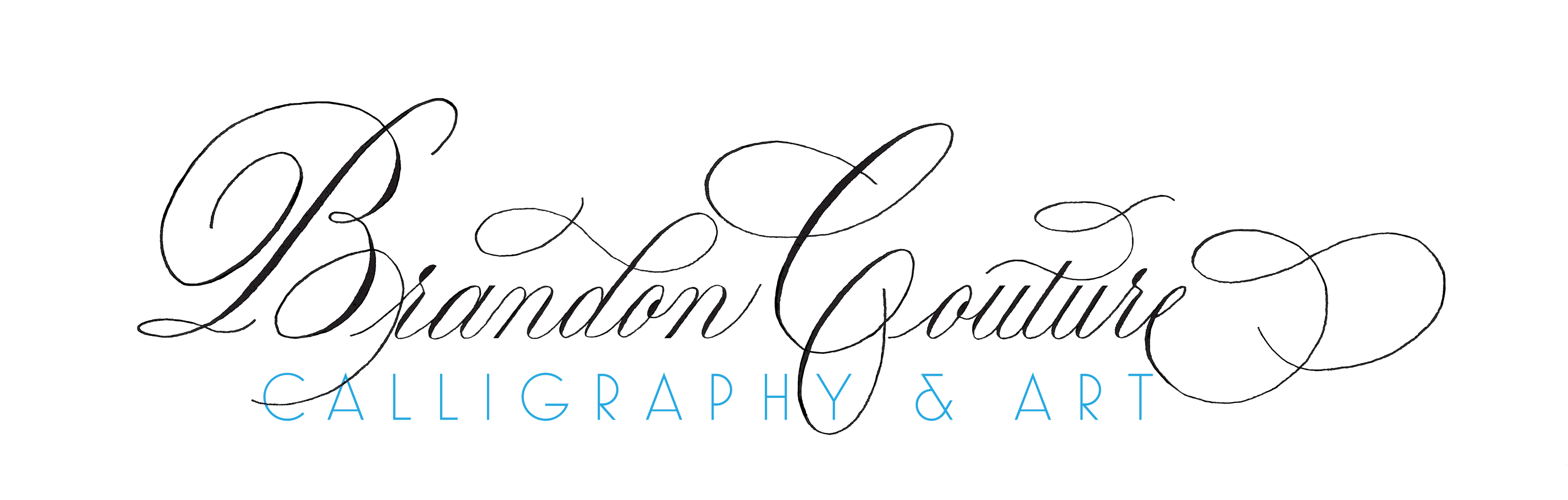 Brandon Couture Calligraphy