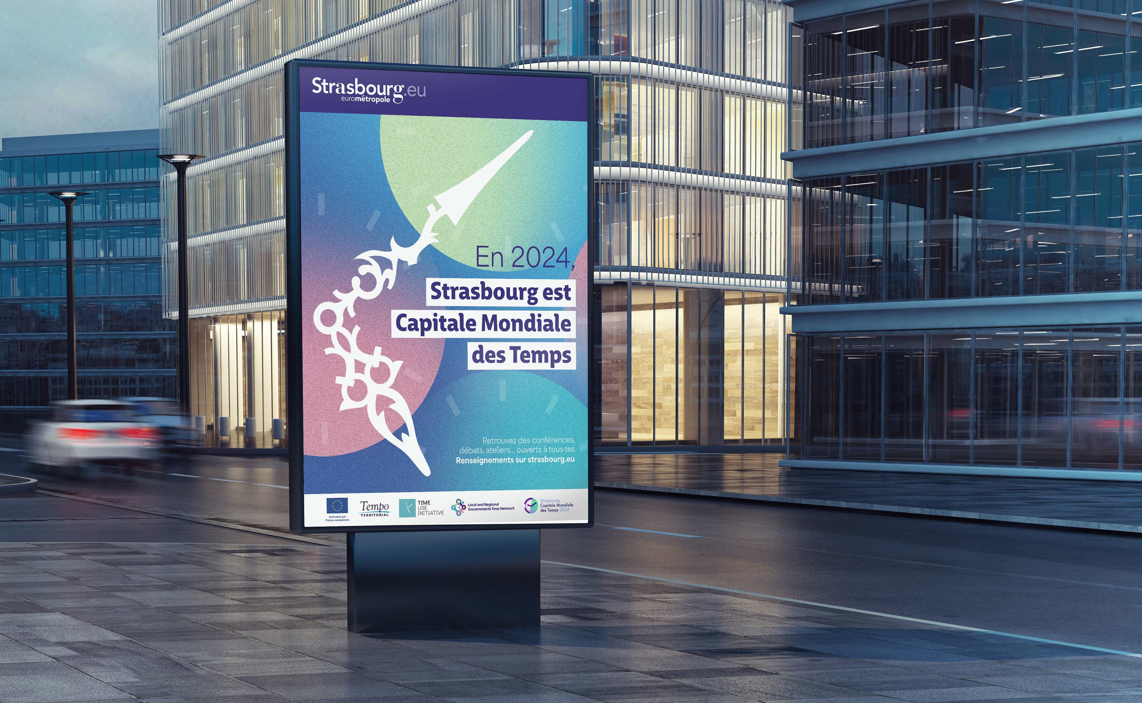 Strasbourg Capitale des Temps - l'affiche