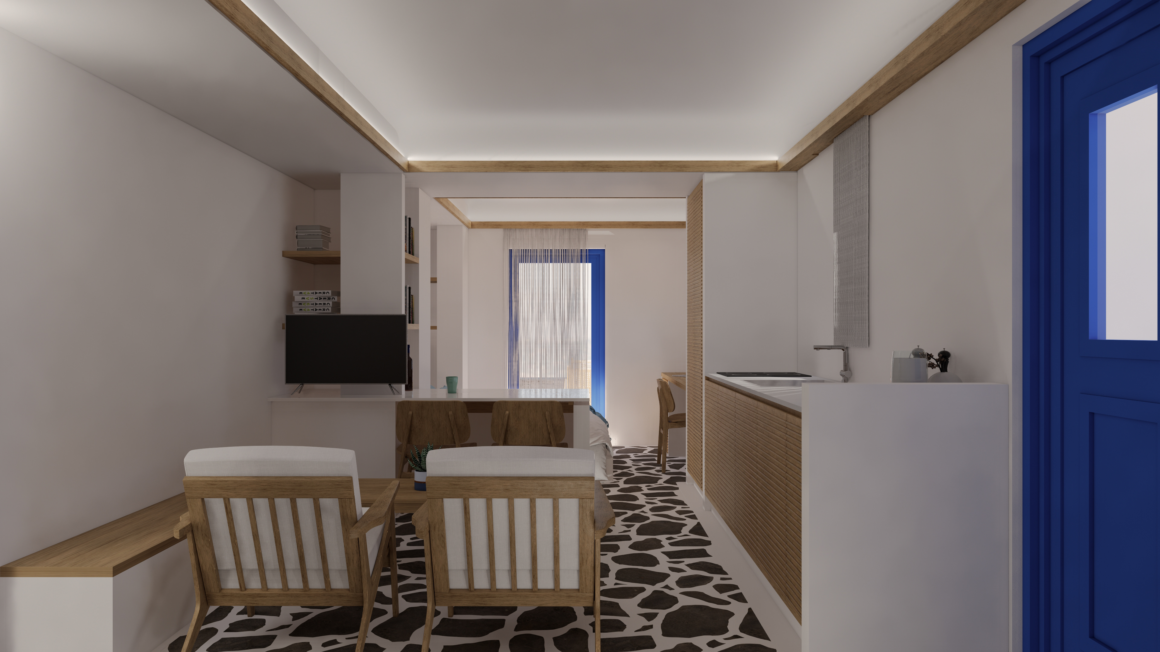 Apartment B - Entrance View