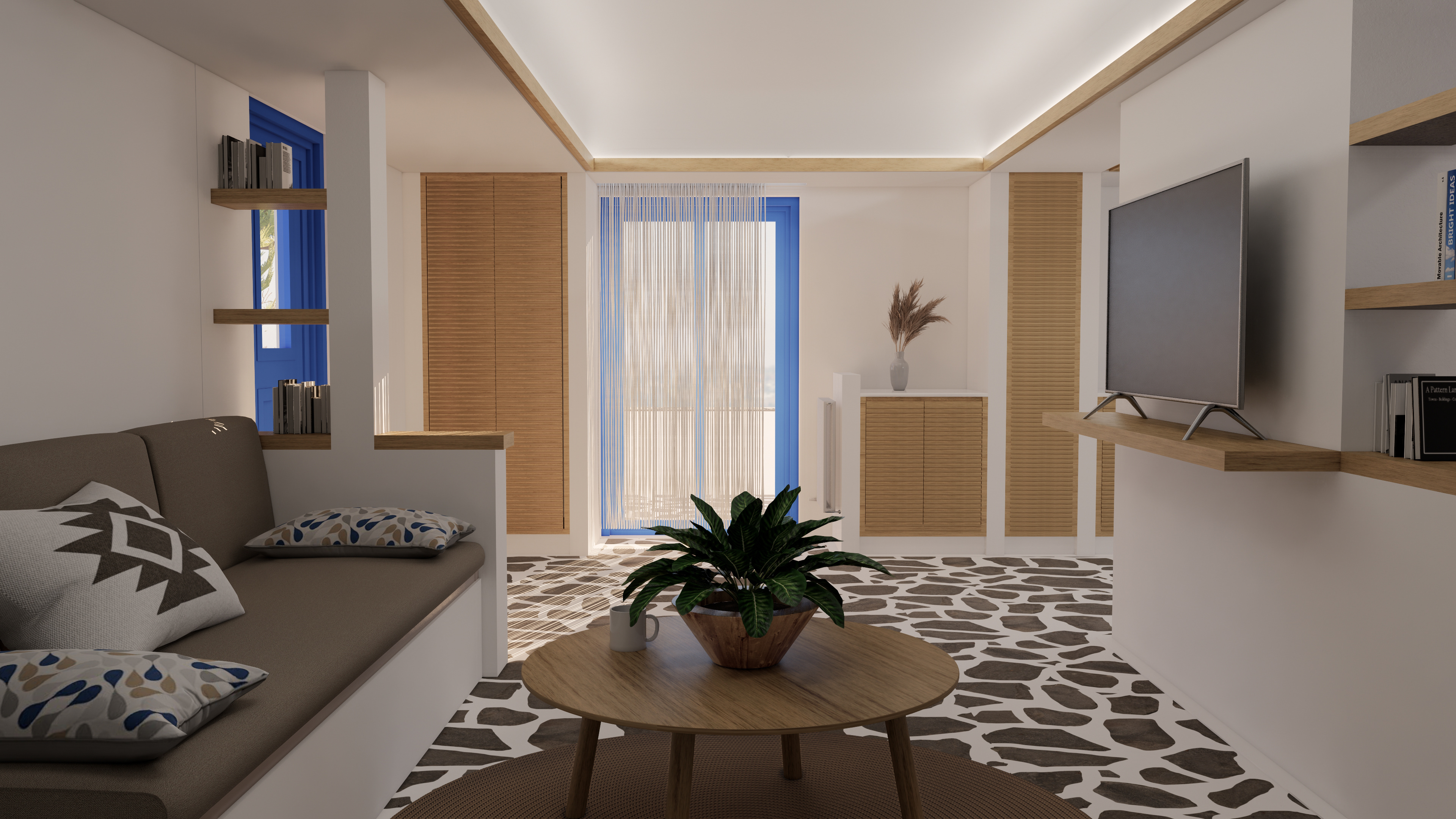 Apartment A - Living Room
