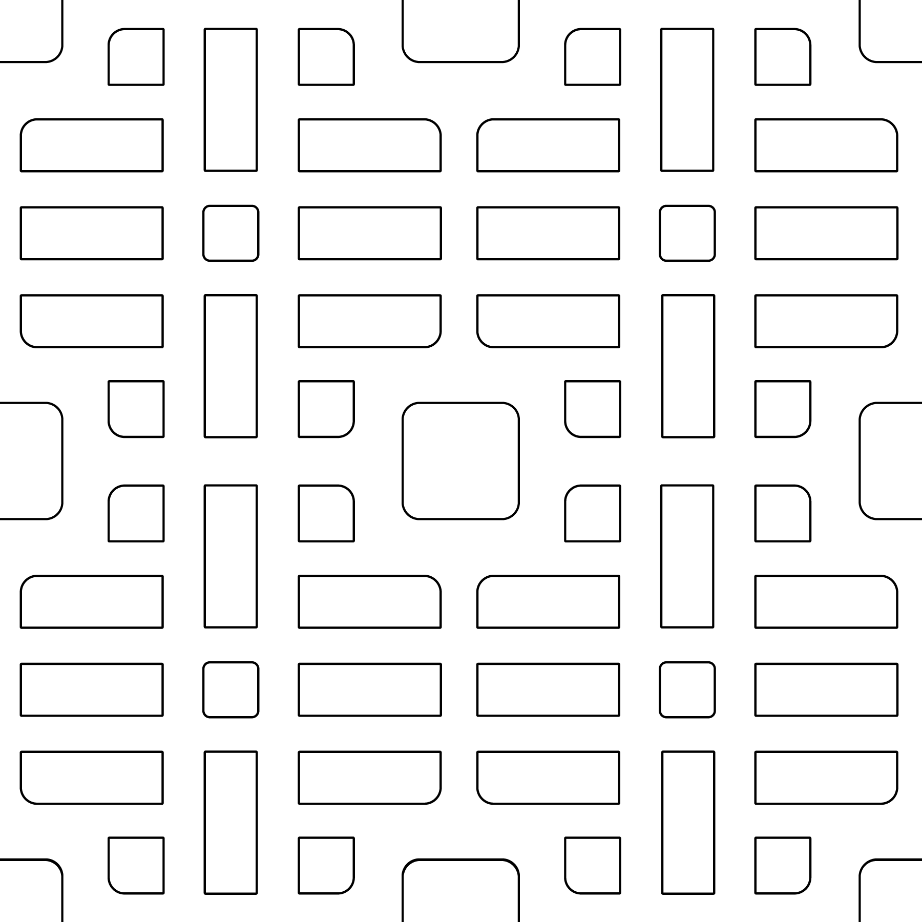 3. Fixed spacing/size issues and filled in the gap with more geometry