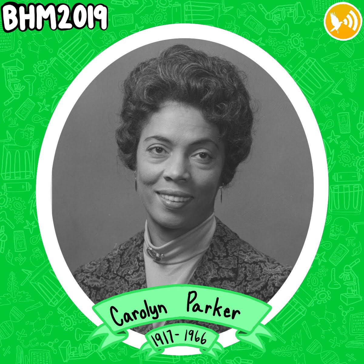 Social media graphic for Black History Month, STEM