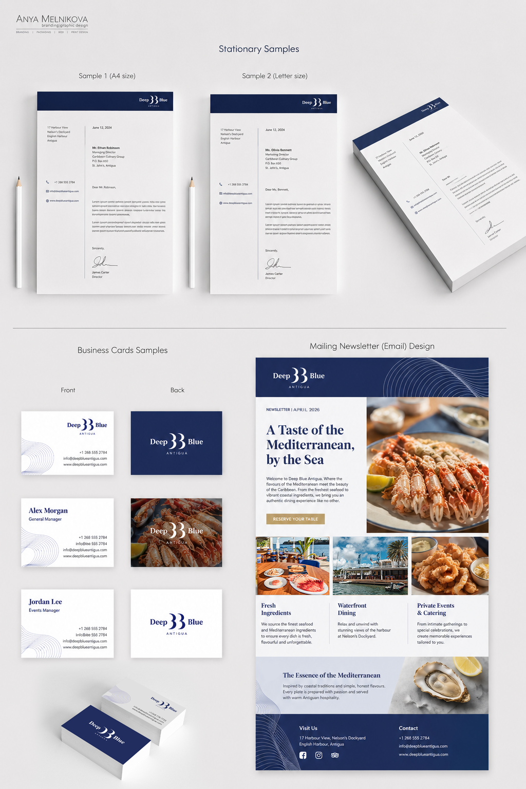 Stationary & Newsletter design