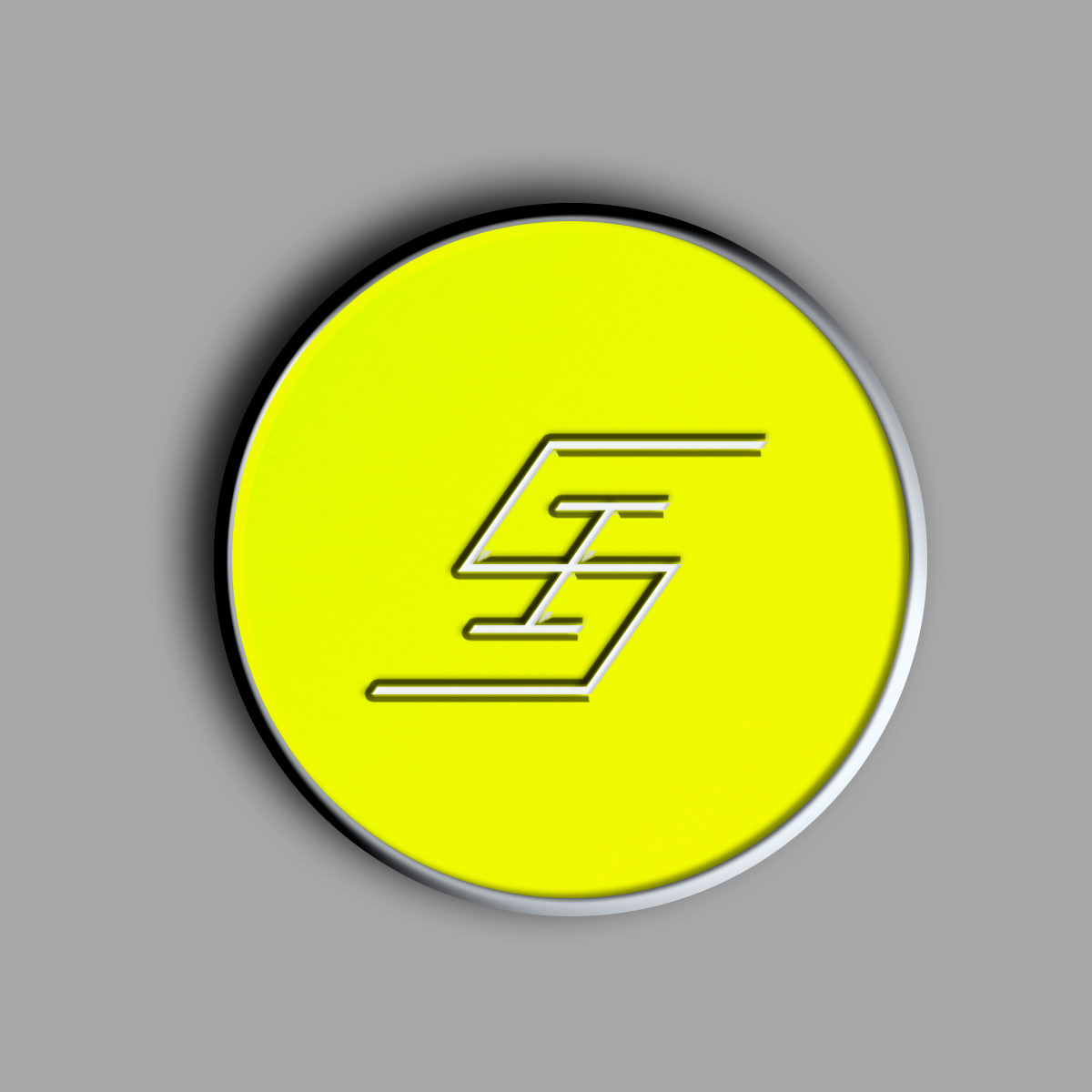 Custom Monogram Enamel Pin