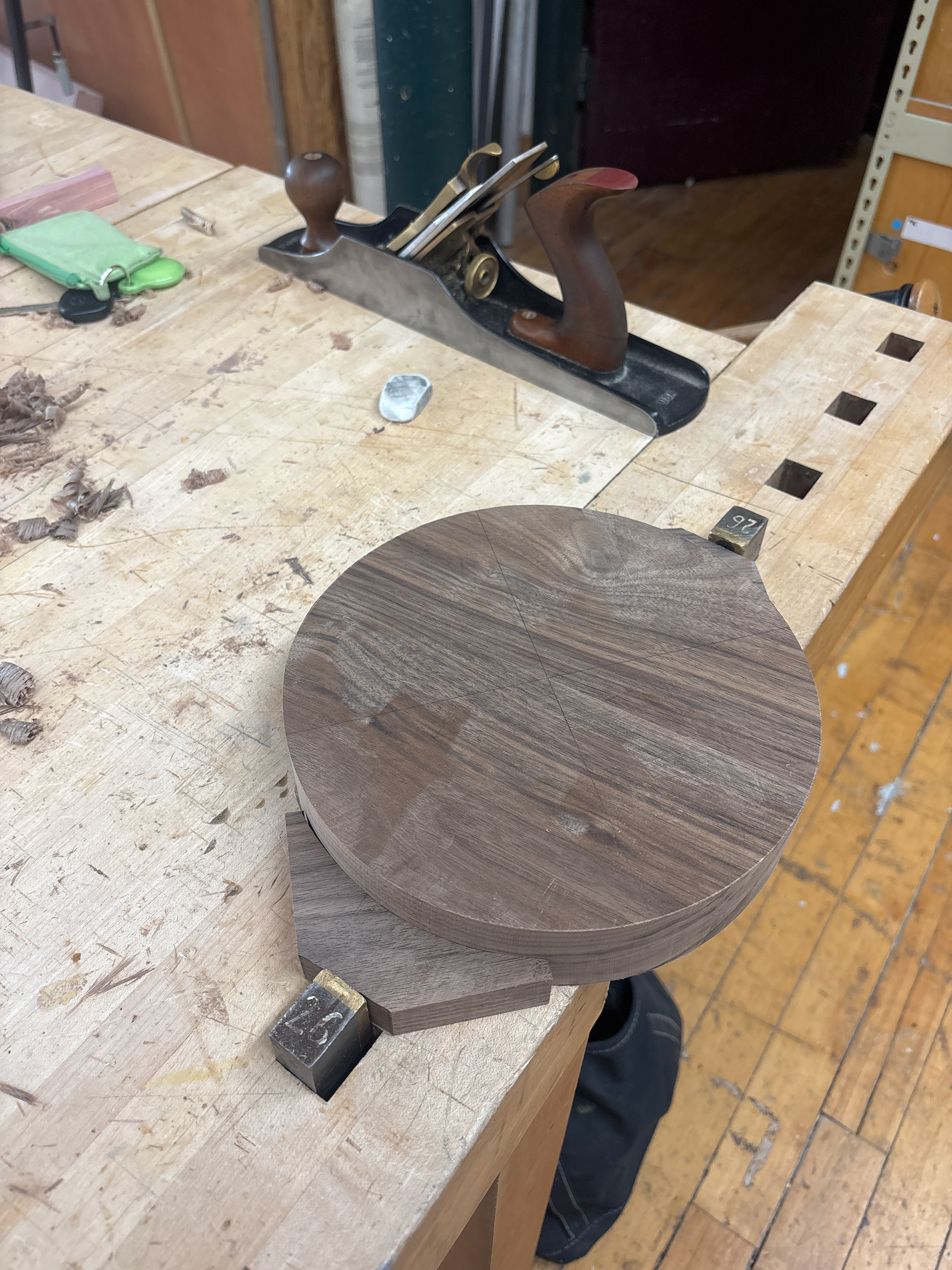 WIP - walnut disk