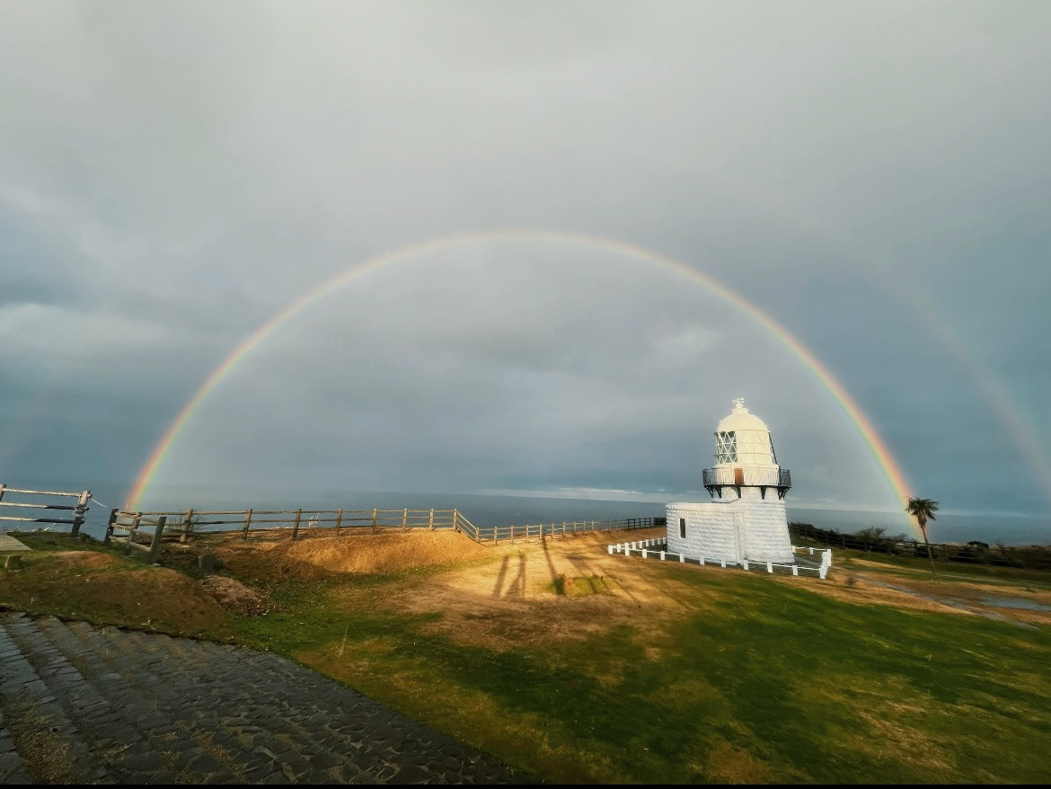 能登半島最先端で