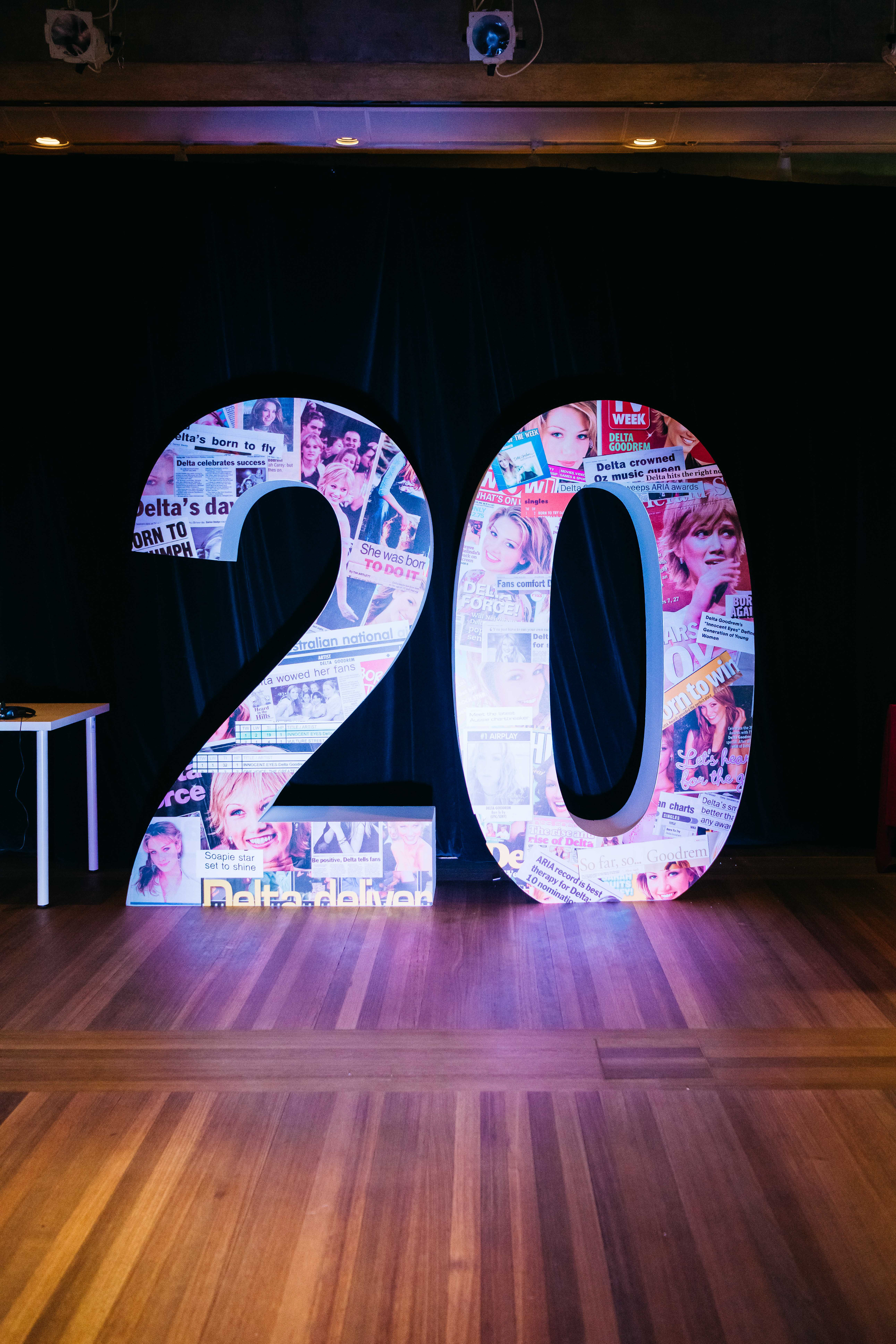 Delta Goodrem 20 Years of Innocent Eyes Tour VIP room