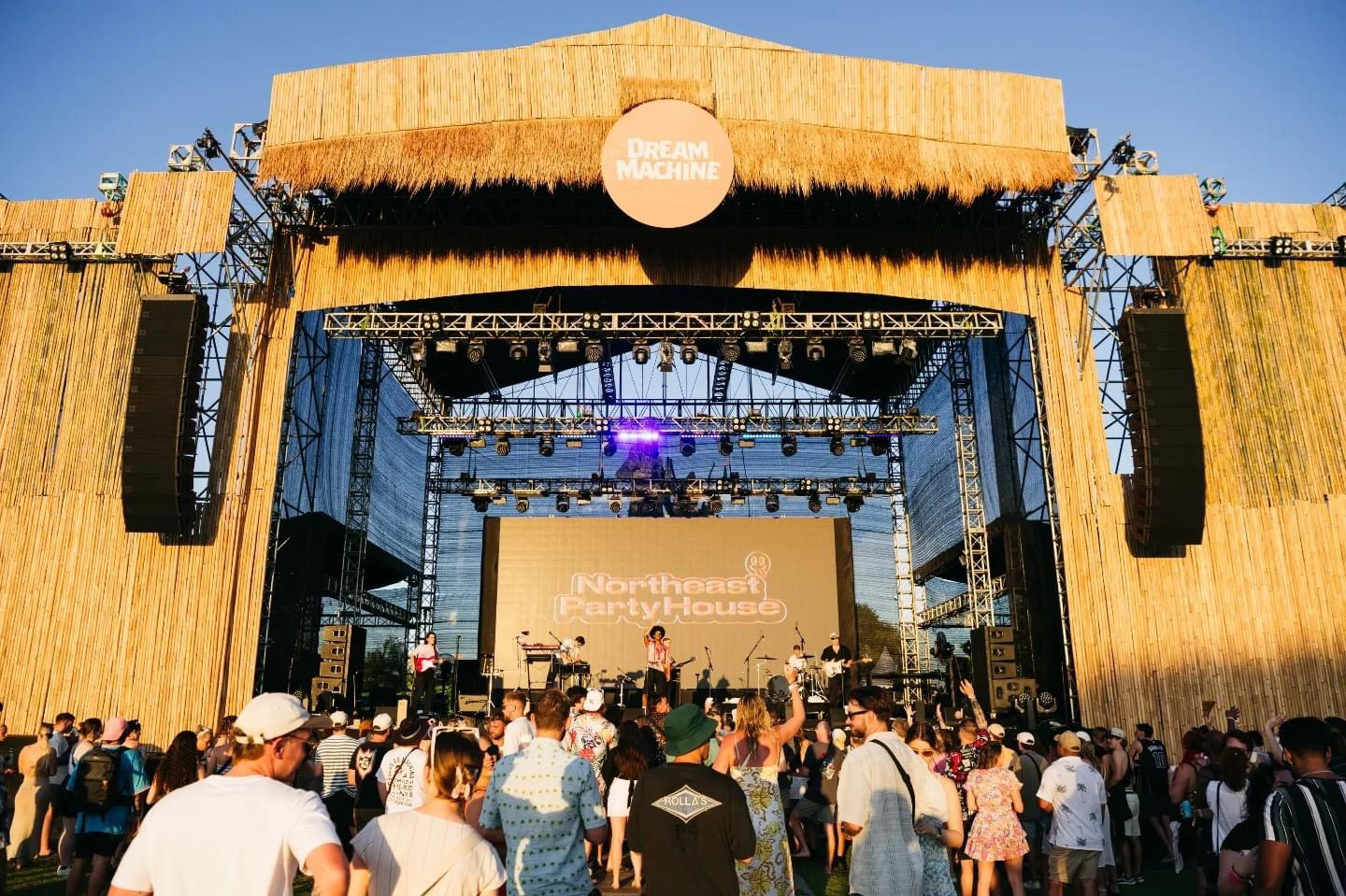 Dream Machine Bali,  Main Stage  Designed by Morgan Ferguson Production Co.