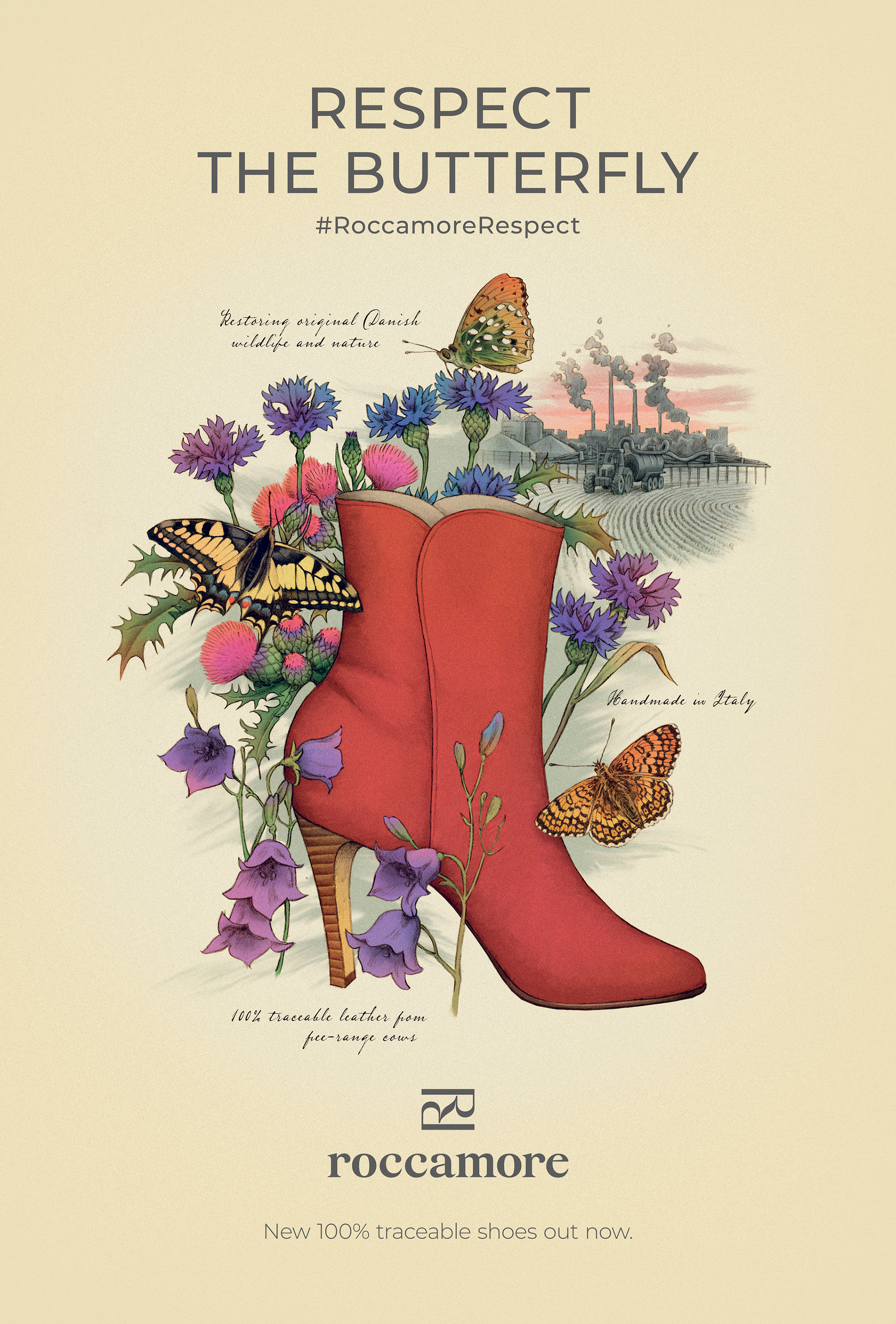 Print and OOH for The Butterfly Collection