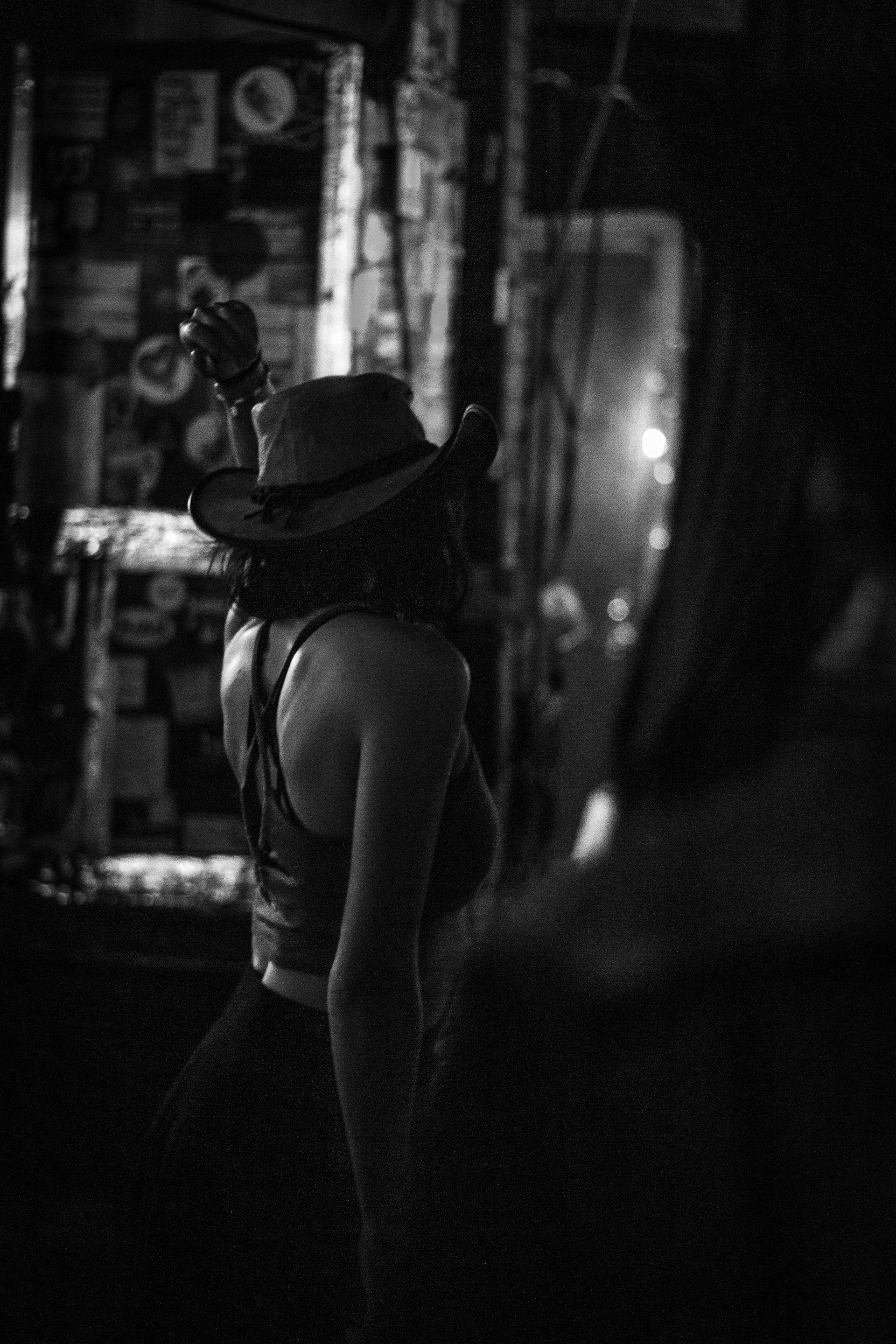 Champagne Girl at Banks Street Bar