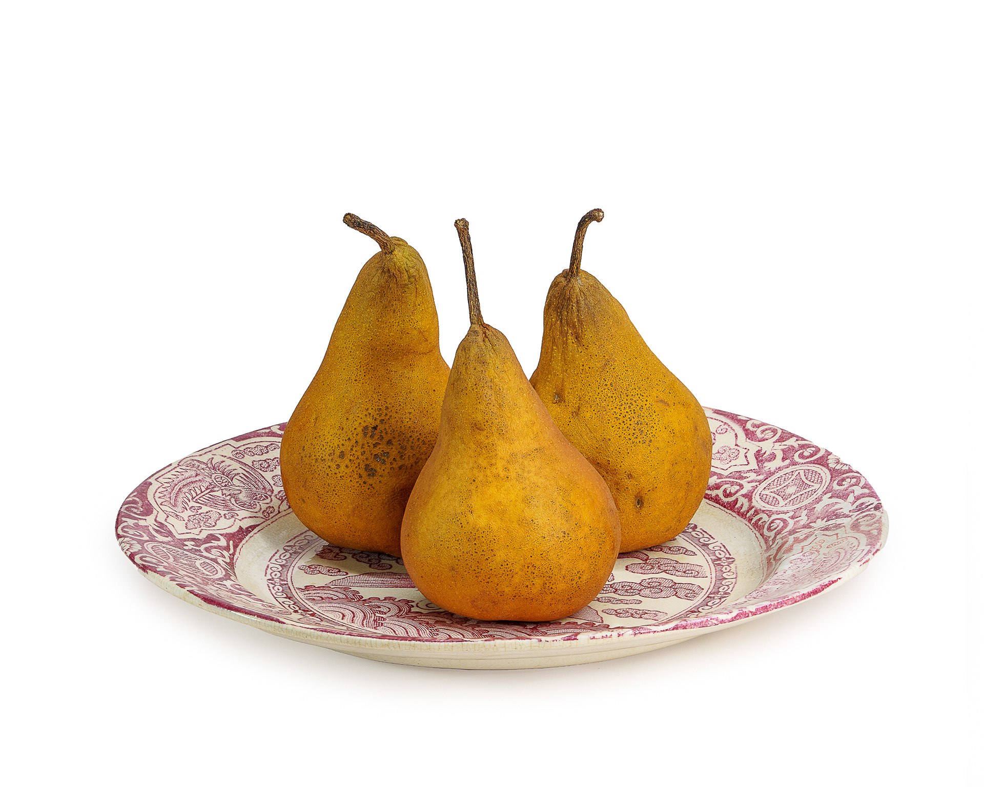 3 Pears on a Plate