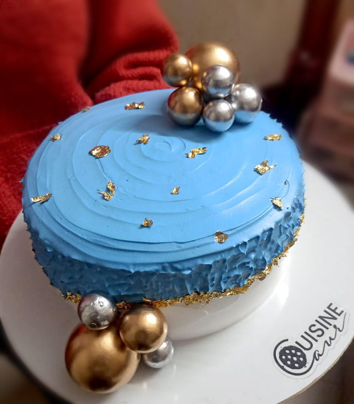 Blueberry Whipped Cream Cake Low Sugar
