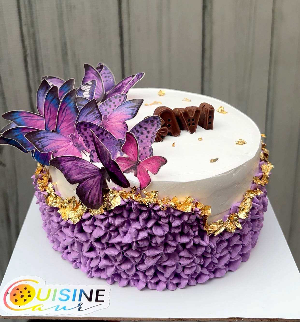 Blueberry Whipped Cream Cake