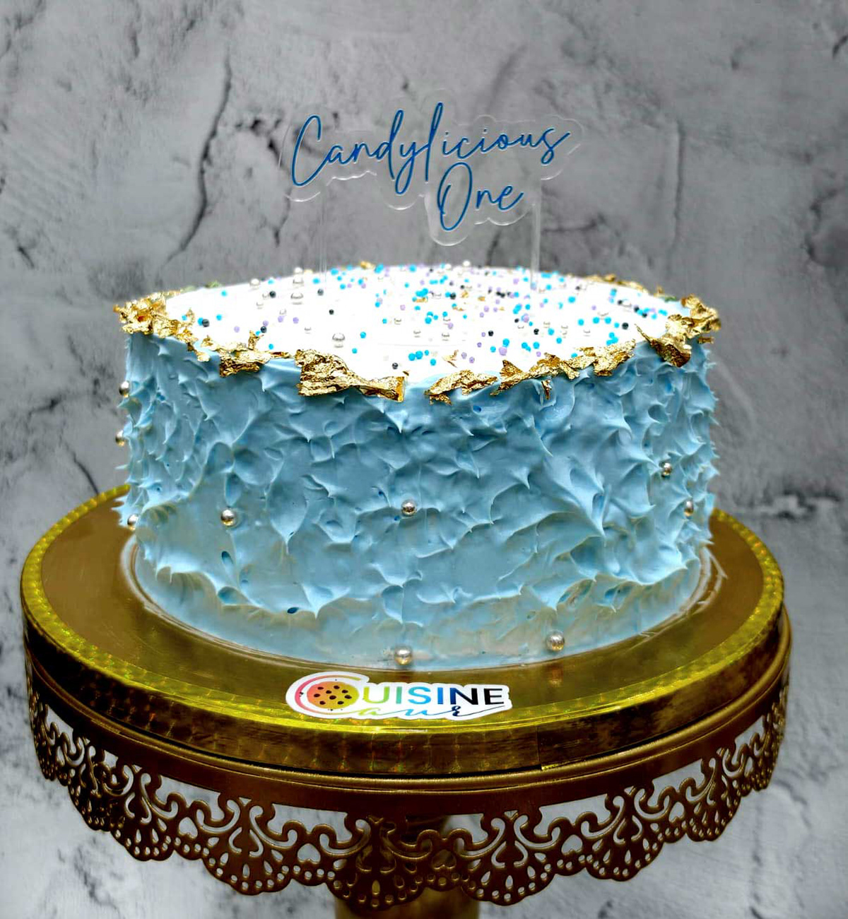 Blueberry Whipped Cream Cake