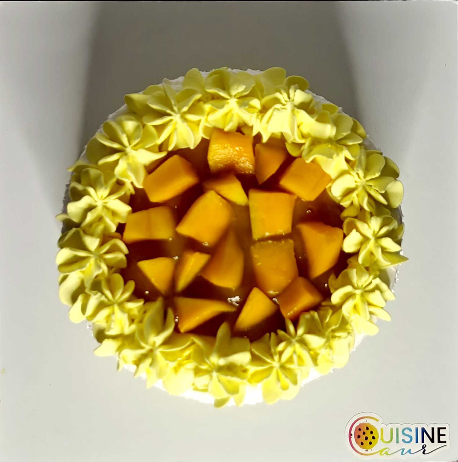 Mango Whipped Cream Cake