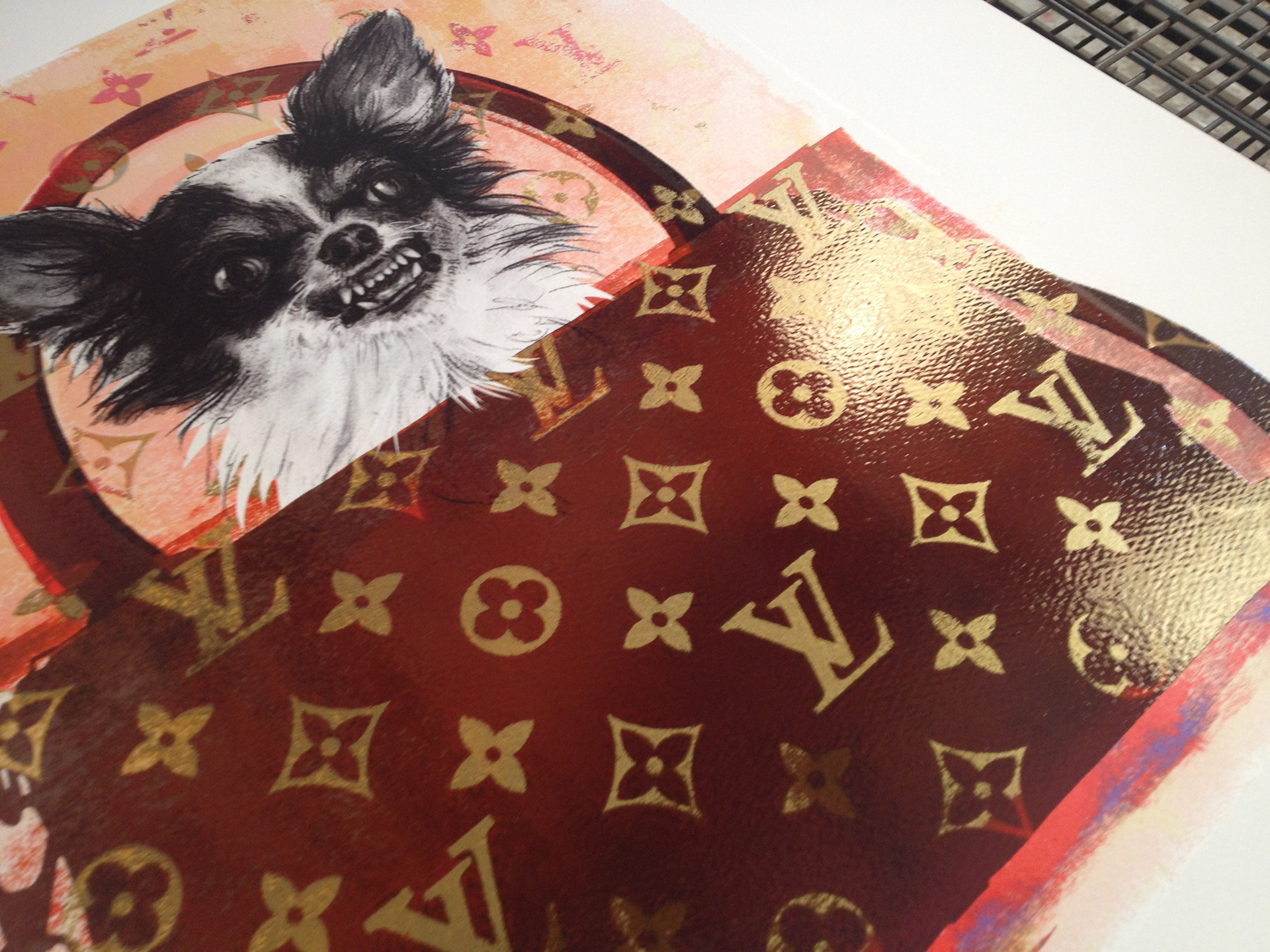 Muse & Doodle - Chihuahua Drawing - for 'Louis Vuitton Dog' print